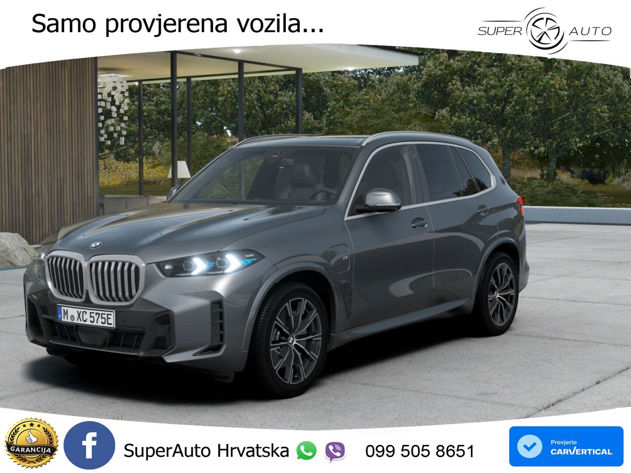 BMW X5 50e (489 KS) xDrive Steptronic M Sport ACC+HEAD+4xGR SJED+360+PANO