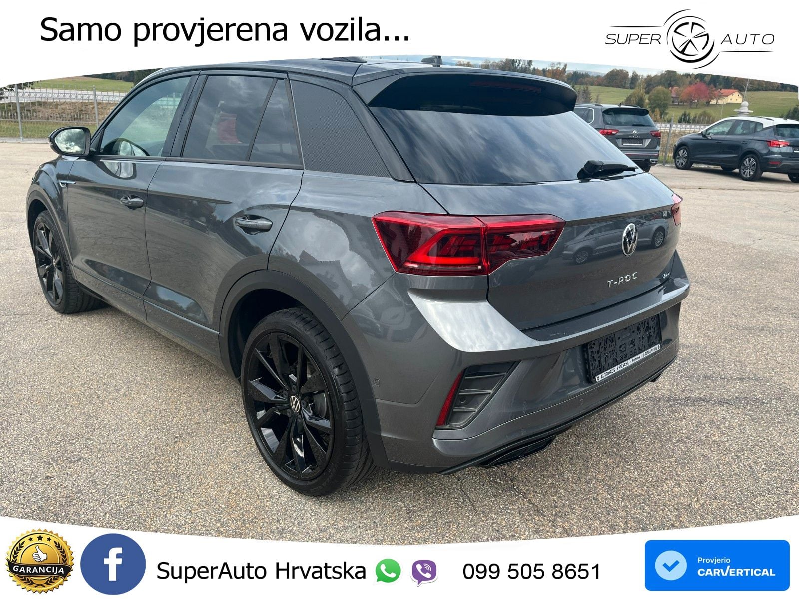 Volkswagen T-Roc 2.0 TSI (190 KS) 4M DSG R-Line MATRIX+GR SJED+KAM