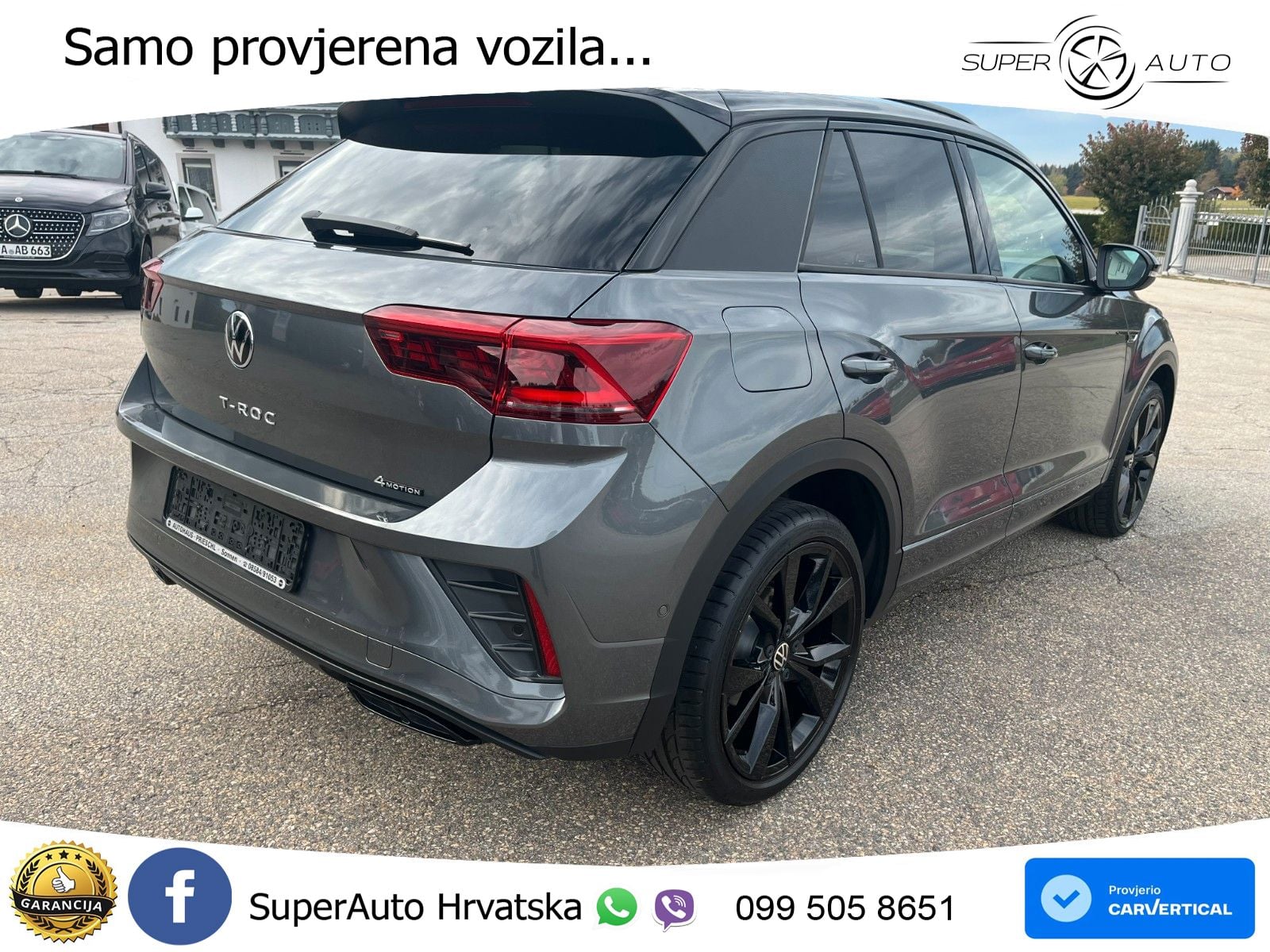Volkswagen T-Roc 2.0 TSI (190 KS) 4M DSG R-Line MATRIX+GR SJED+KAM