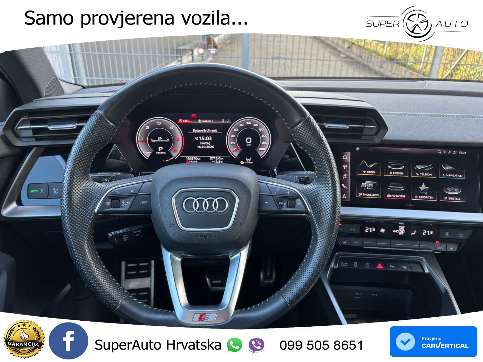 Audi A3 35 TDI (150 KS) S tronic S line LED+GR SJED+ACC