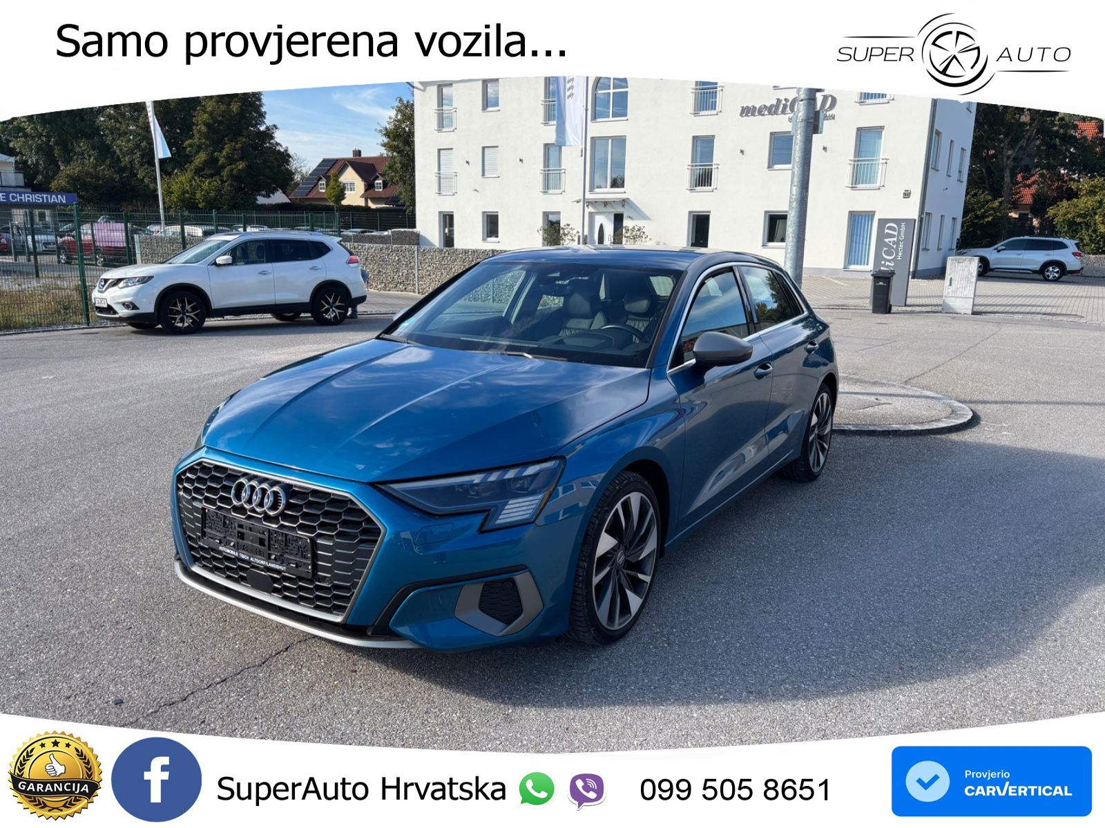 Audi A3 35 TDI (150 KS) S tronic S line LED+GR SJED+ACC