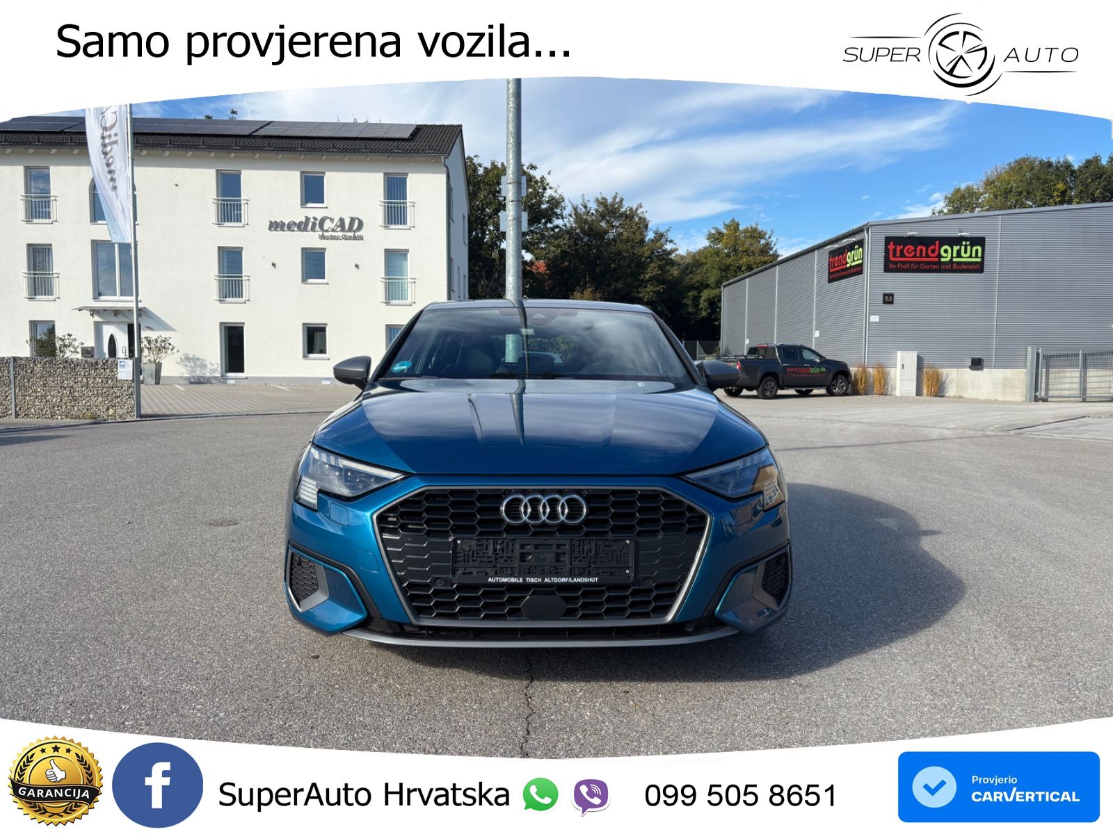 Audi A3 35 TDI (150 KS) S tronic S line LED+GR SJED+ACC