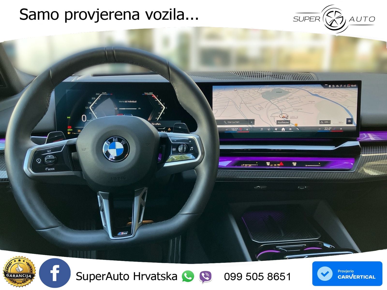 BMW 520i (208 KS) Steptronic M Sport LED+GR SJED+ACC