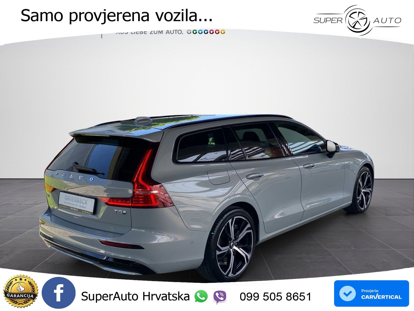 Volvo V60 2.0 T8 AWD Geartronic LED+GR SJED+ACC