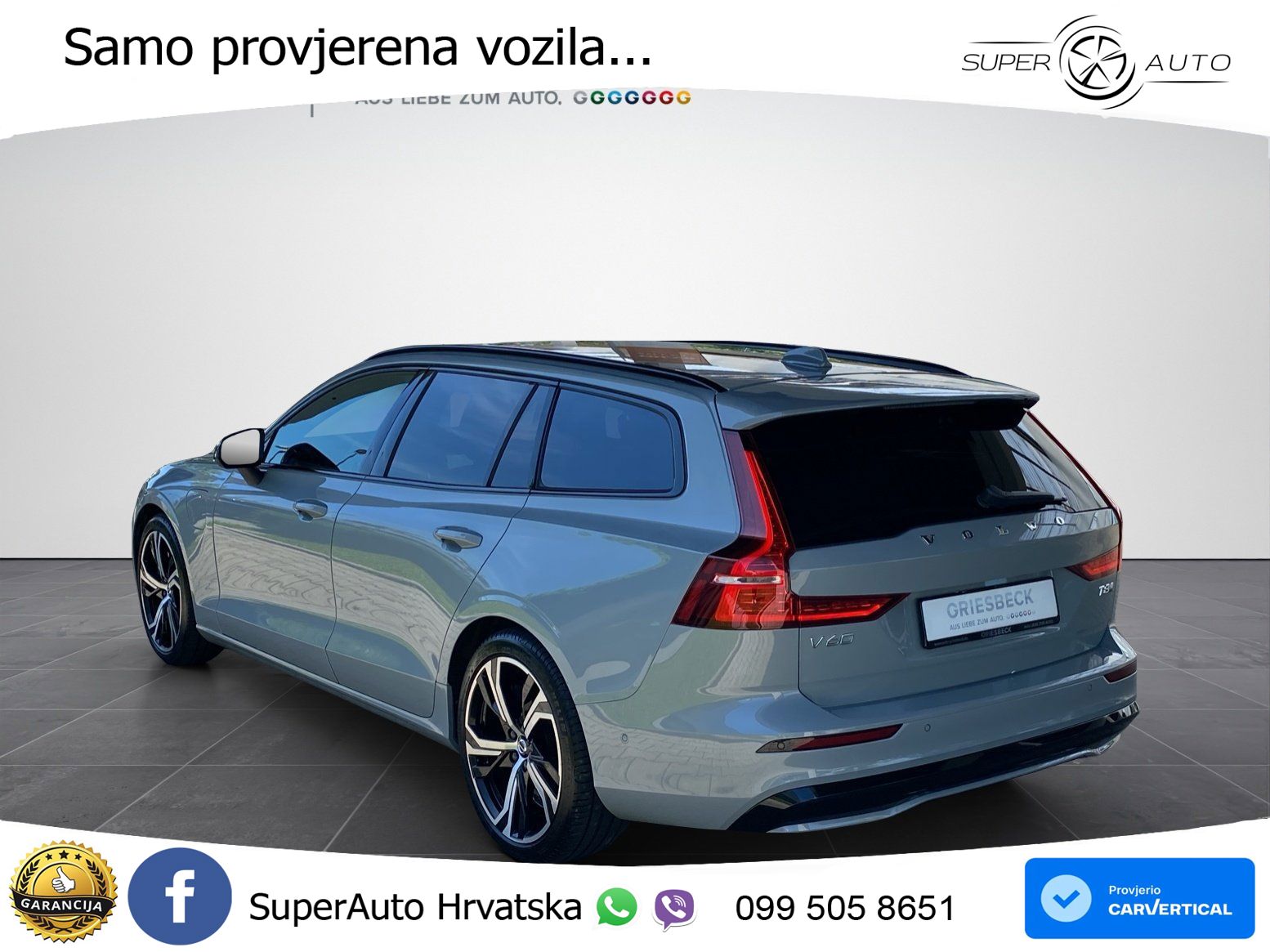Volvo V60 2.0 T8 AWD Geartronic LED+GR SJED+ACC
