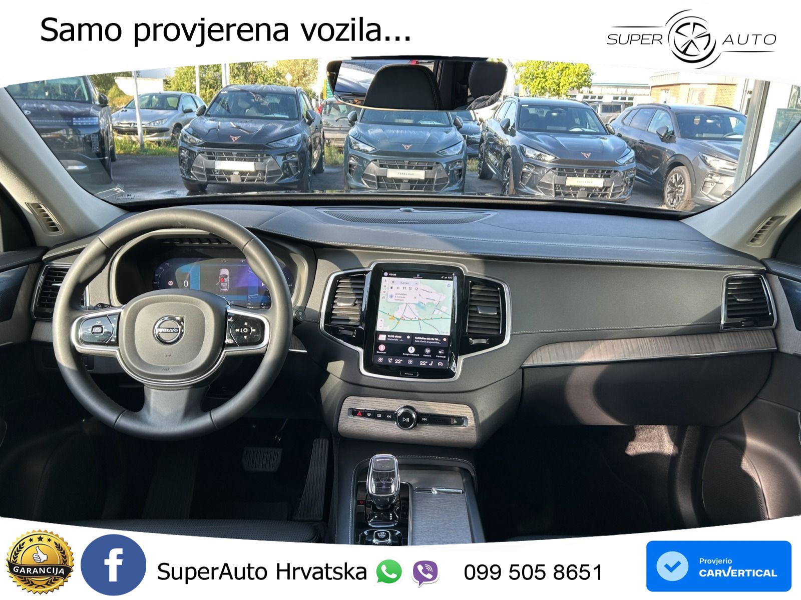 Volvo XC90 2.0 T8 AWD Automatic ZRAČNI+ACC+GR SJED+KAM+PANO