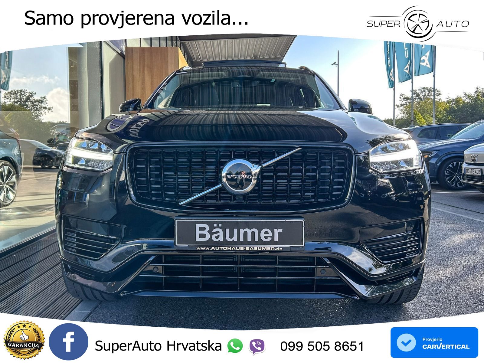 Volvo XC90 2.0 T8 AWD Automatic ZRAČNI+ACC+GR SJED+KAM+PANO
