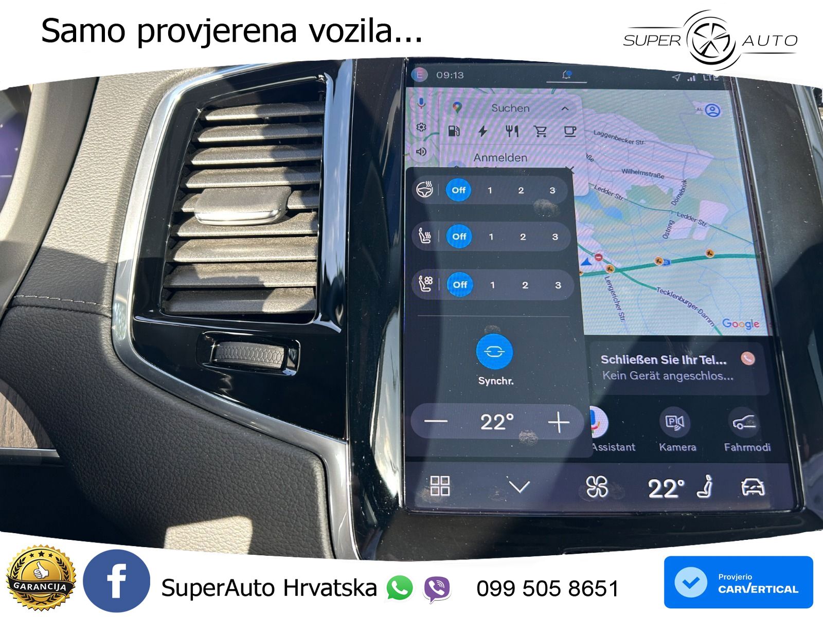 Volvo XC90 2.0 T8 AWD Automatic ZRAČNI+ACC+GR SJED+KAM+PANO
