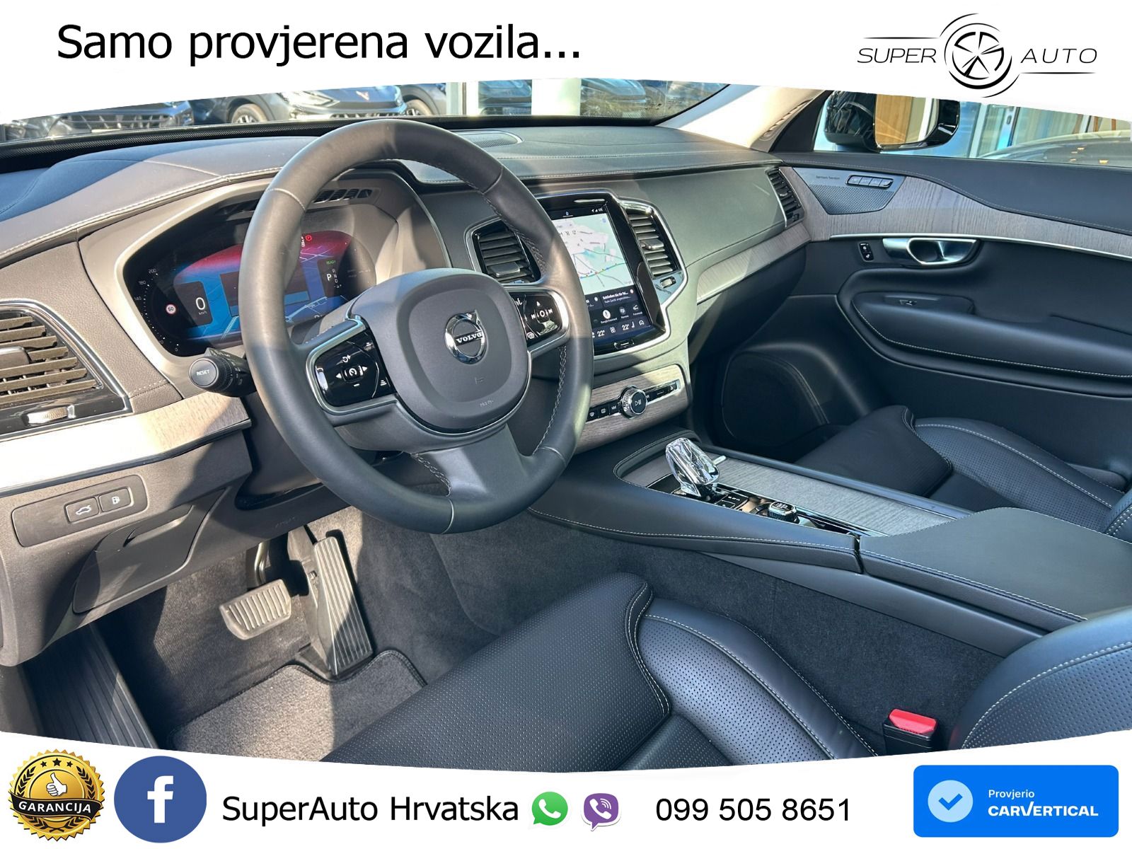 Volvo XC90 2.0 T8 AWD Automatic ZRAČNI+ACC+GR SJED+KAM+PANO