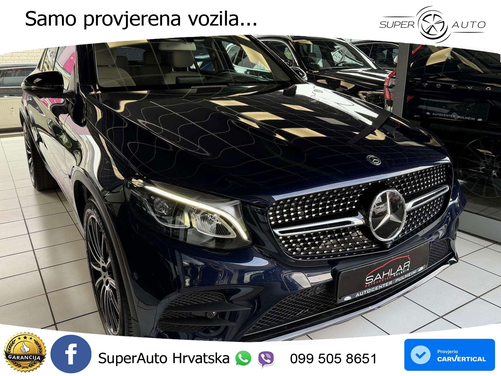Mercedes GLC Coupe 300 (245 KS) 4MATIC G-TRONIC AMG LED+GR SJED+ACC