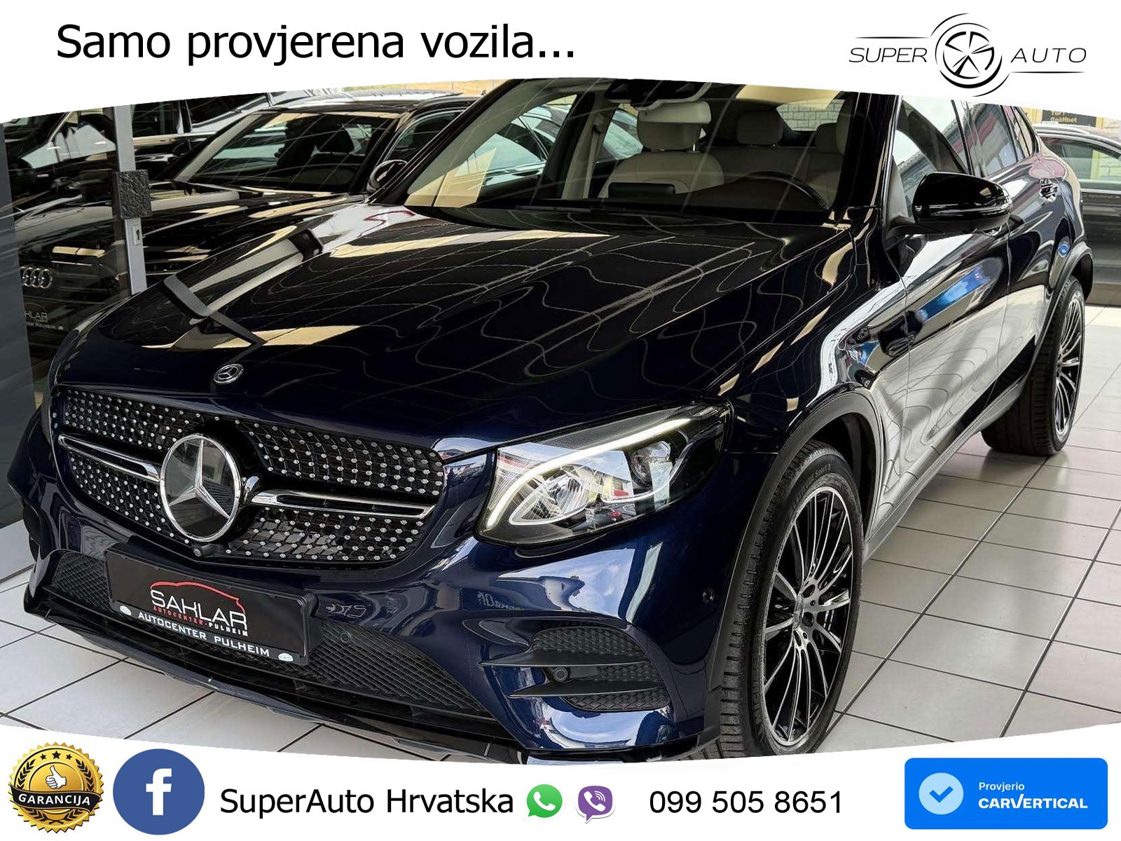 Mercedes GLC Coupe 300 (245 KS) 4MATIC G-TRONIC AMG LED+GR SJED+ACC