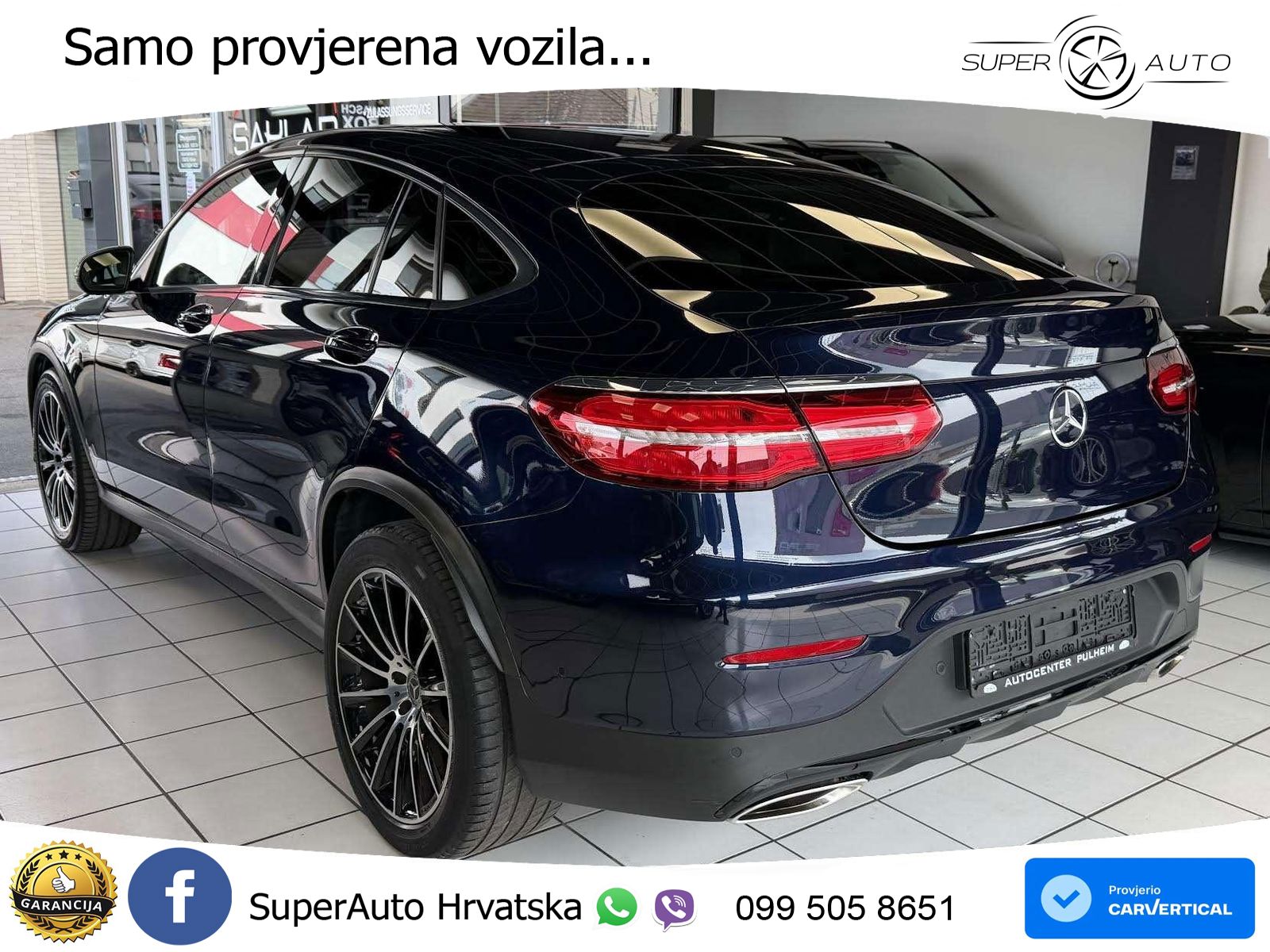 Mercedes GLC Coupe 300 (245 KS) 4MATIC G-TRONIC AMG LED+GR SJED+ACC