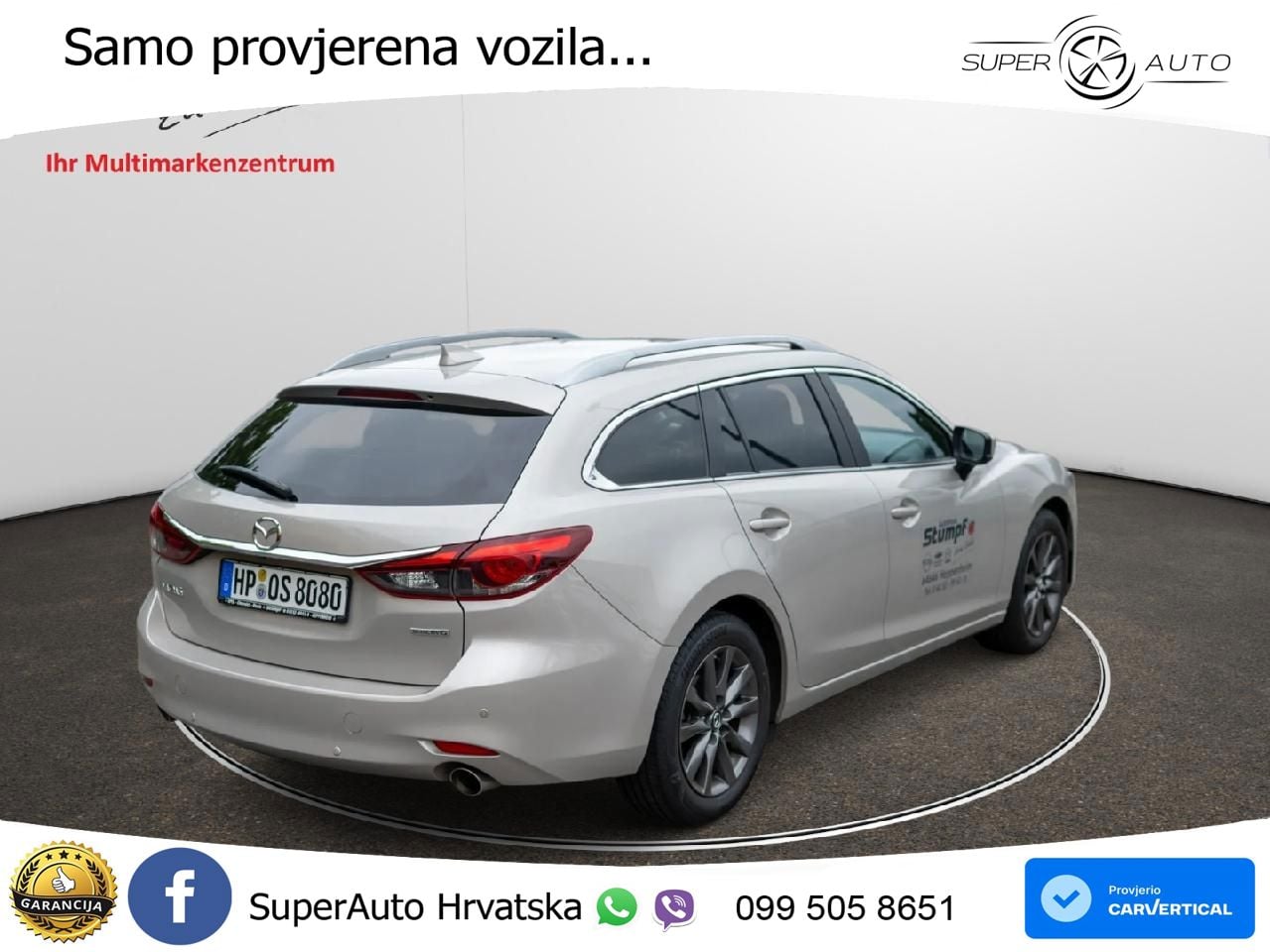 Mazda 6 Sport Combi 2.0 SKYACTIV-G (165 KS) SKYACTIV-Drive