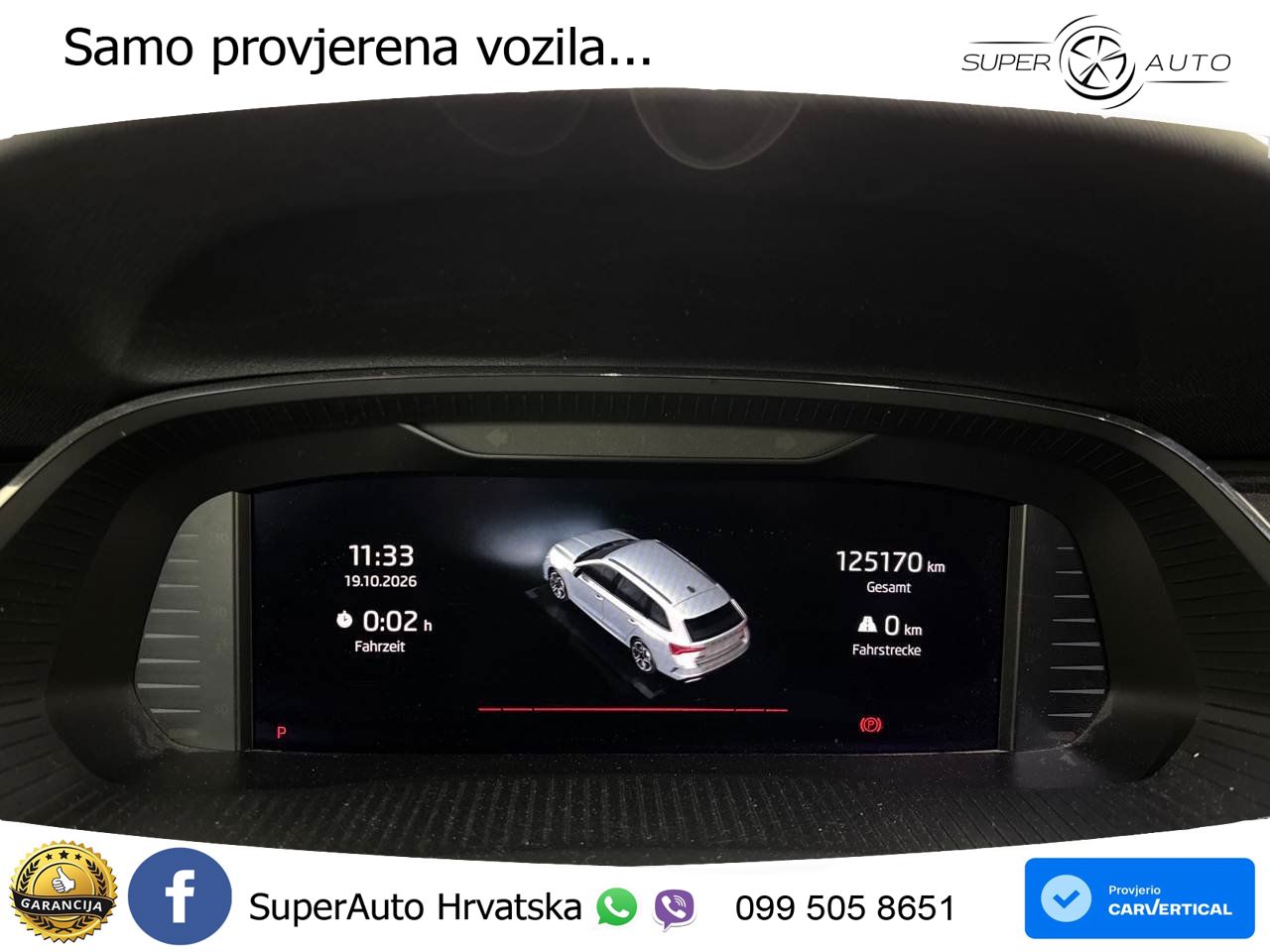 Škoda Octavia Combi RS 2.0 TDI (200 KS) DSG LED+GR SJED+ACC
