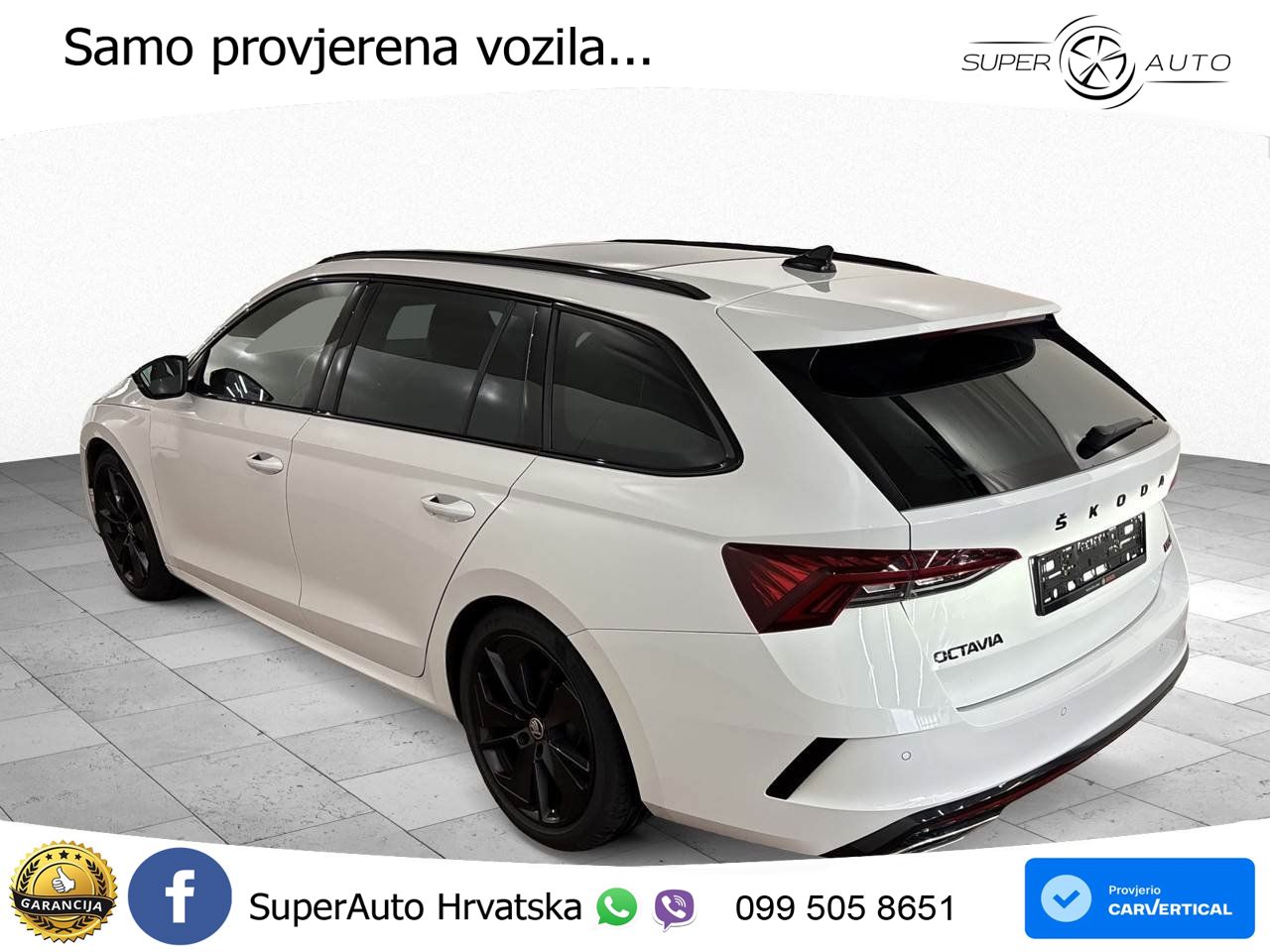 Škoda Octavia Combi RS 2.0 TDI (200 KS) DSG LED+GR SJED+ACC