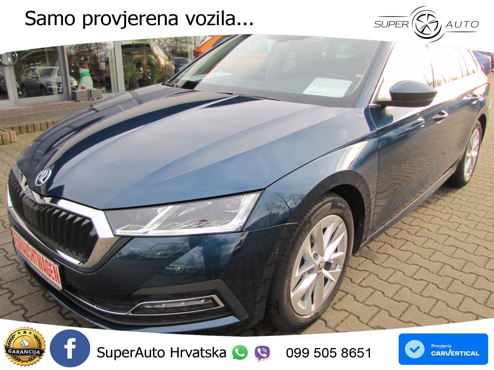 Škoda Octavia Combi 1.5 TSI (150 KS) LED+GR SJED+ACC