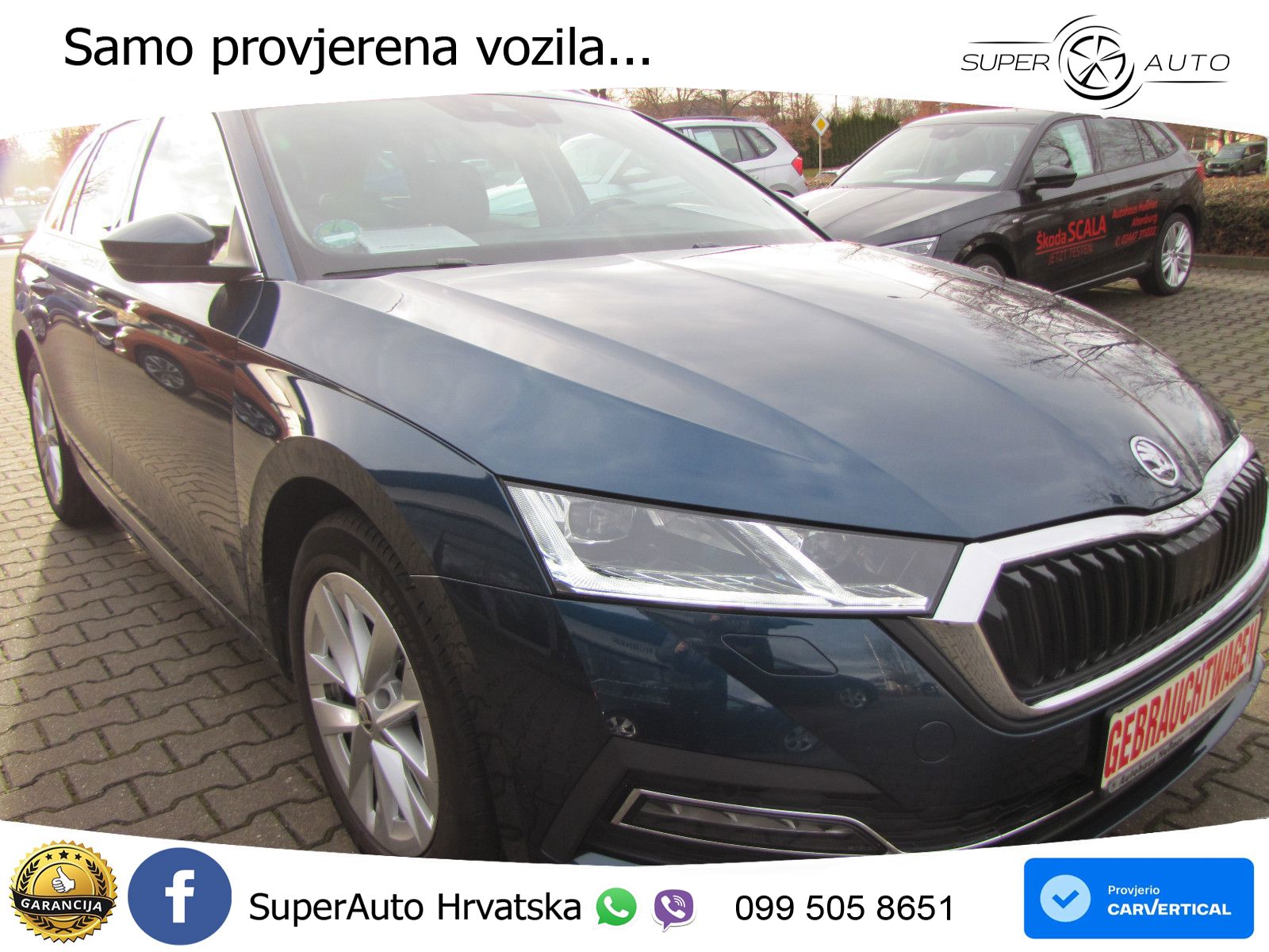 Škoda Octavia Combi 1.5 TSI (150 KS) LED+GR SJED+ACC