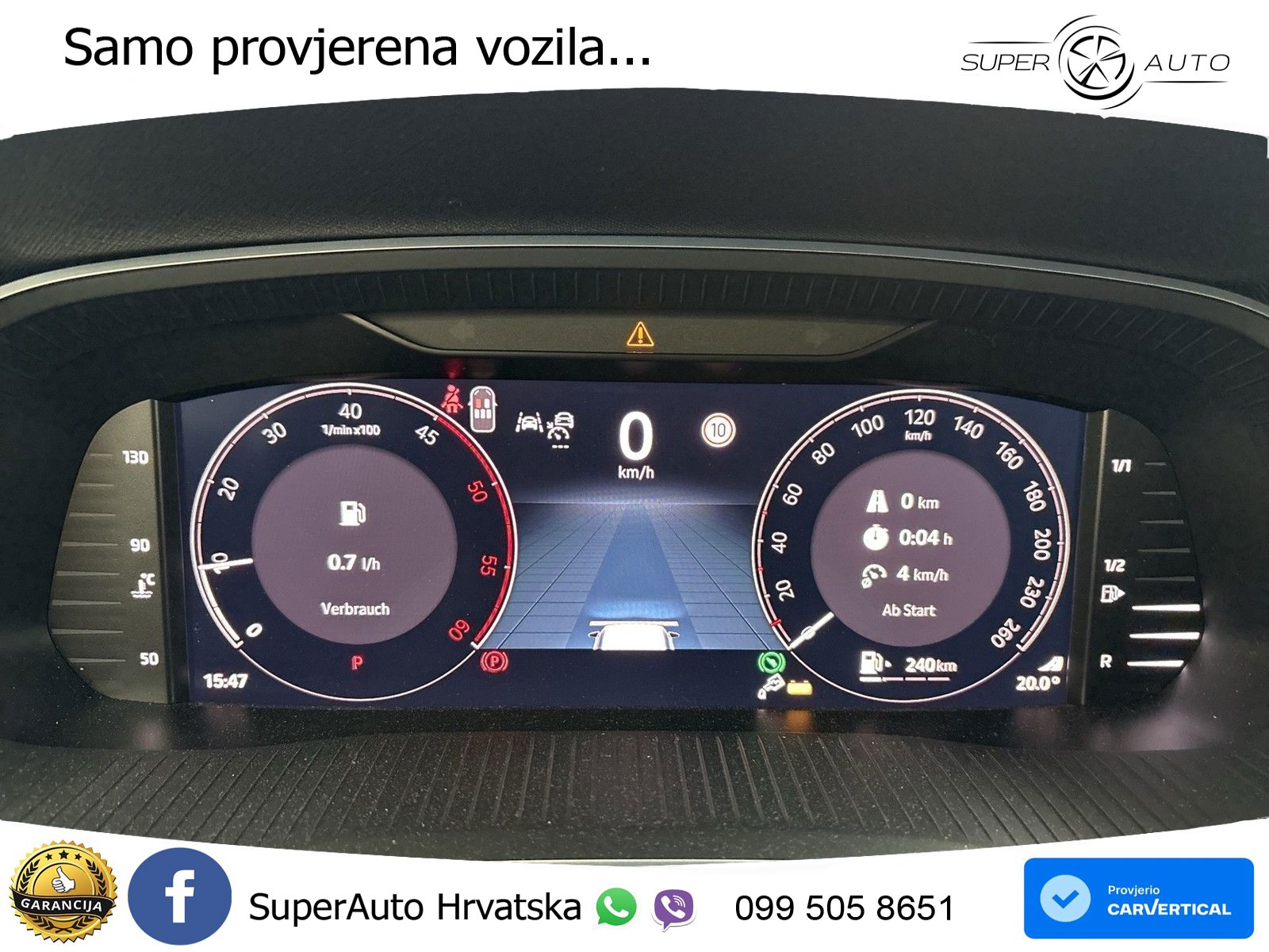 Škoda Octavia Combi 2.0 TDI (150 KS) DSG Selection LED+GR SJED+ACC