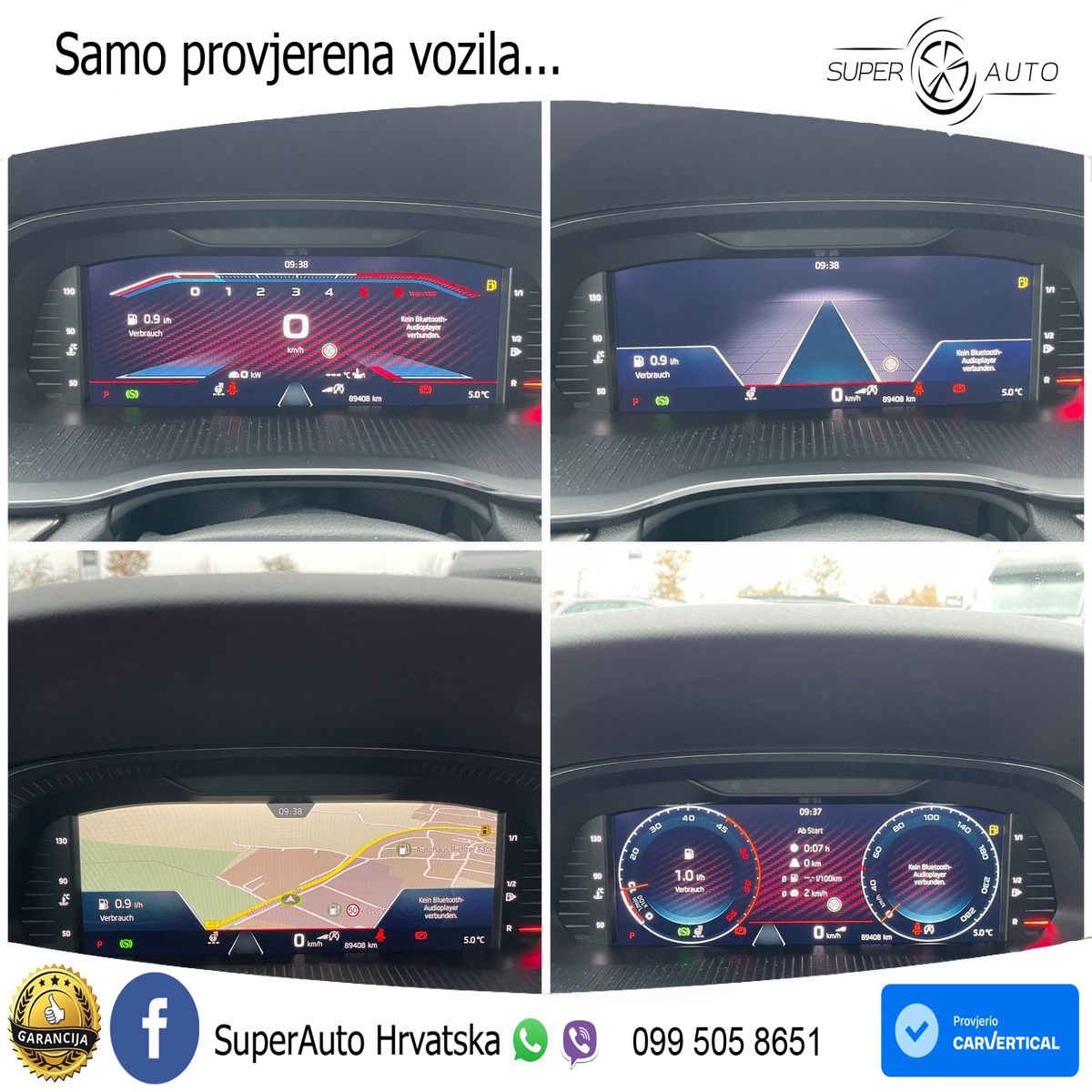 Škoda Octavia Combi RS 2.0 TDI (200 KS) 4x4 DSG LED+GR SJED+ACC