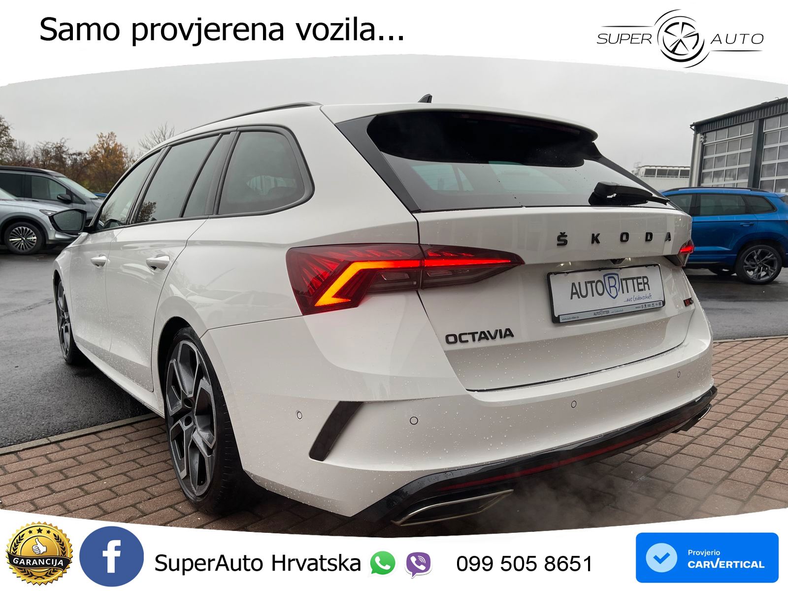 Škoda Octavia Combi RS 2.0 TDI (200 KS) 4x4 DSG LED+GR SJED+ACC