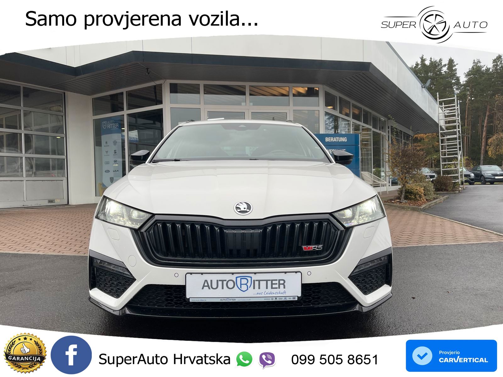 Škoda Octavia Combi RS 2.0 TDI (200 KS) 4x4 DSG LED+GR SJED+ACC