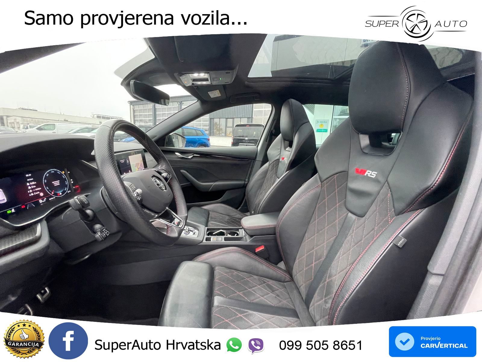Škoda Octavia Combi RS 2.0 TDI (200 KS) 4x4 DSG LED+GR SJED+ACC