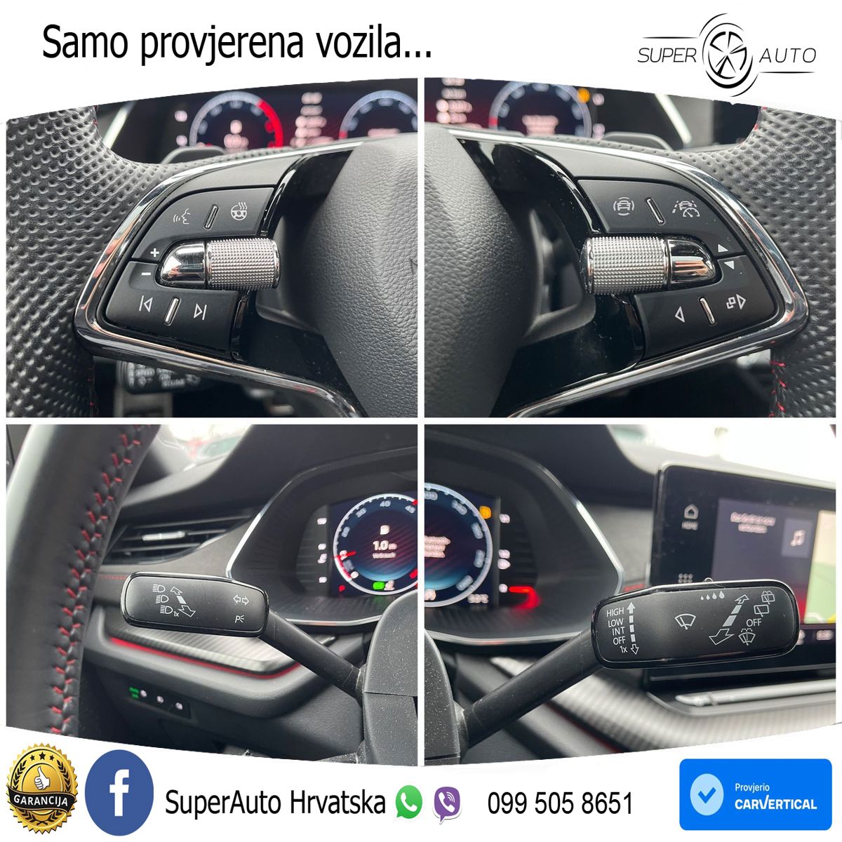Škoda Octavia Combi RS 2.0 TDI (200 KS) 4x4 DSG LED+GR SJED+ACC