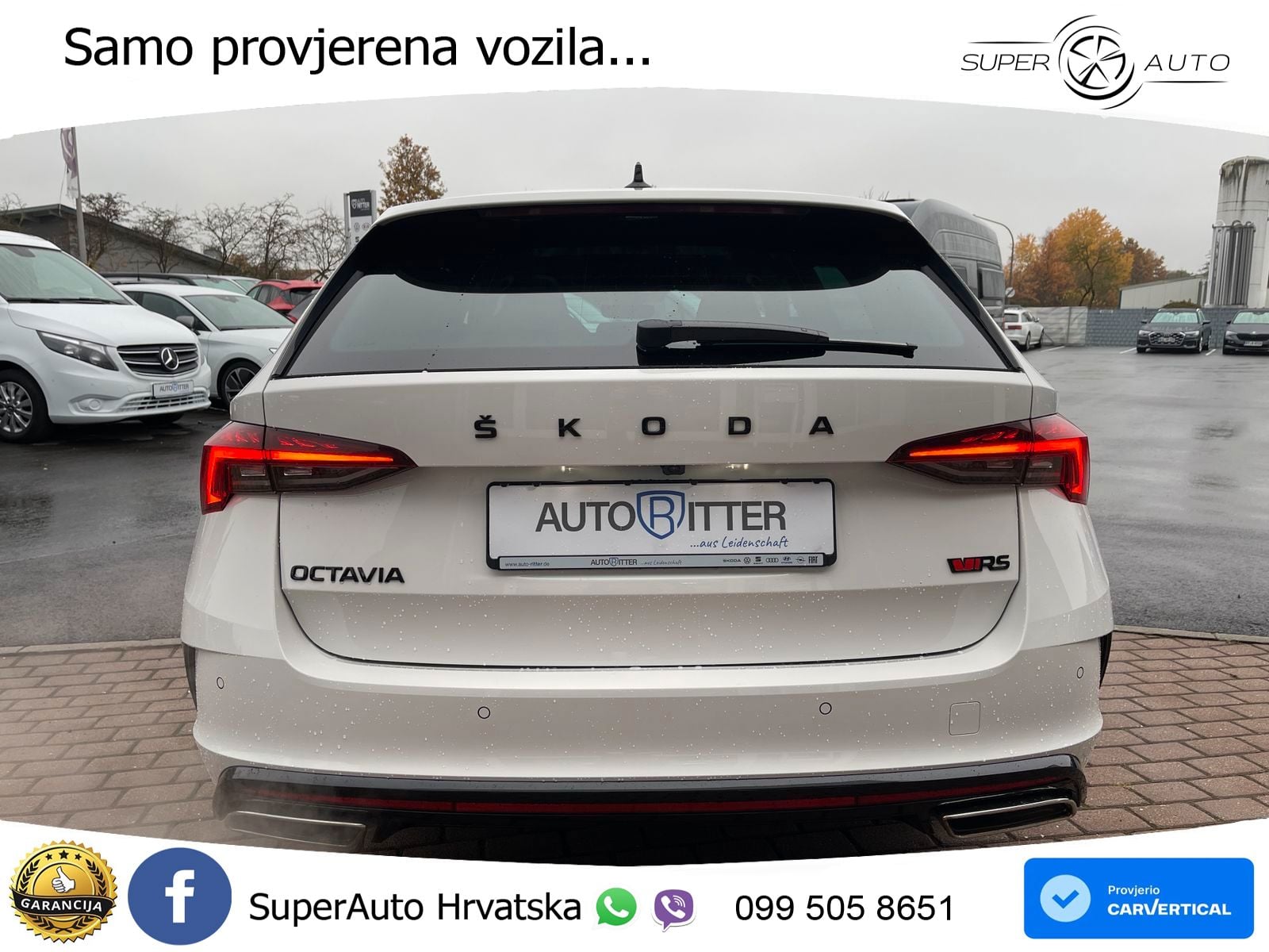 Škoda Octavia Combi RS 2.0 TDI (200 KS) 4x4 DSG LED+GR SJED+ACC