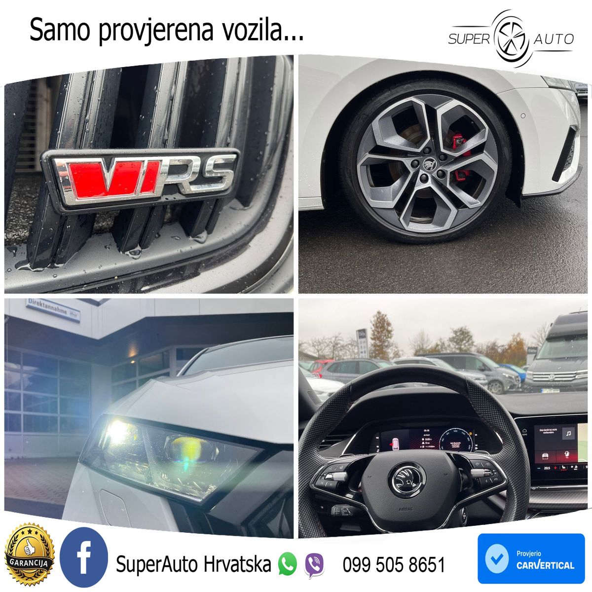 Škoda Octavia Combi RS 2.0 TDI (200 KS) 4x4 DSG LED+GR SJED+ACC