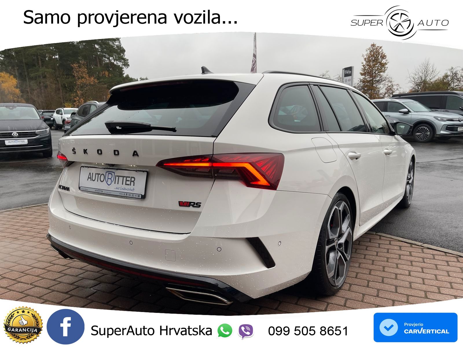Škoda Octavia Combi RS 2.0 TDI (200 KS) 4x4 DSG LED+GR SJED+ACC