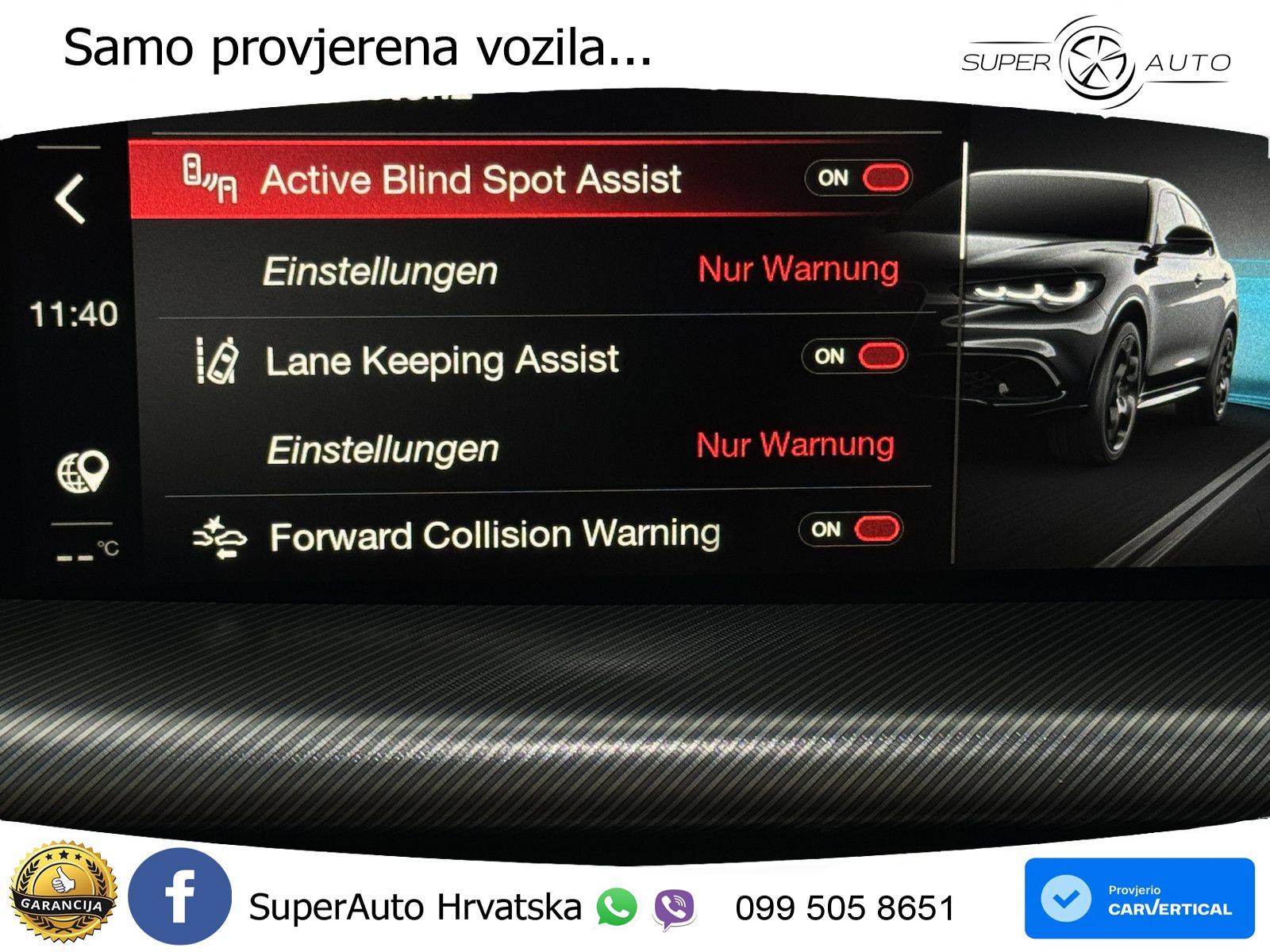 Alfa Romeo Stelvio 2.2 MultiJet II (210 KS) Q4 Automatic LED+GR SJED+ACC