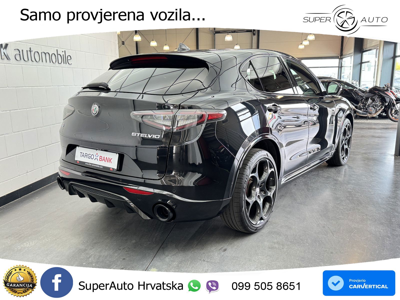 Alfa Romeo Stelvio 2.2 MultiJet II (210 KS) Q4 Automatic LED+GR SJED+ACC