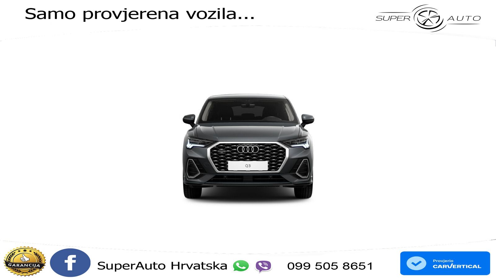 Audi Q3 Sportback 35 TDI (150 KS) quattro S tronic S line LED+GR SJED+ACC