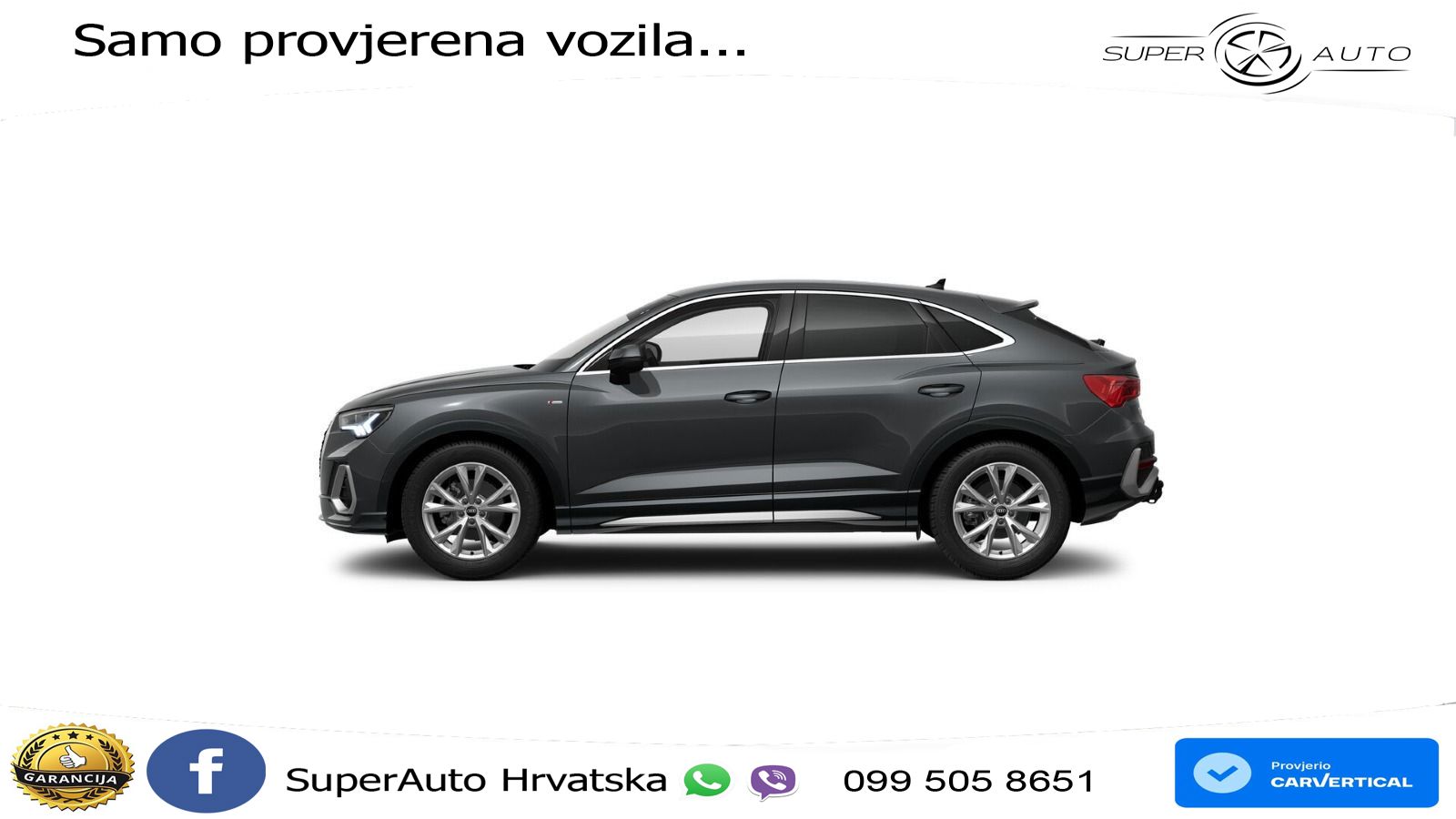 Audi Q3 Sportback 35 TDI (150 KS) quattro S tronic S line LED+GR SJED+ACC