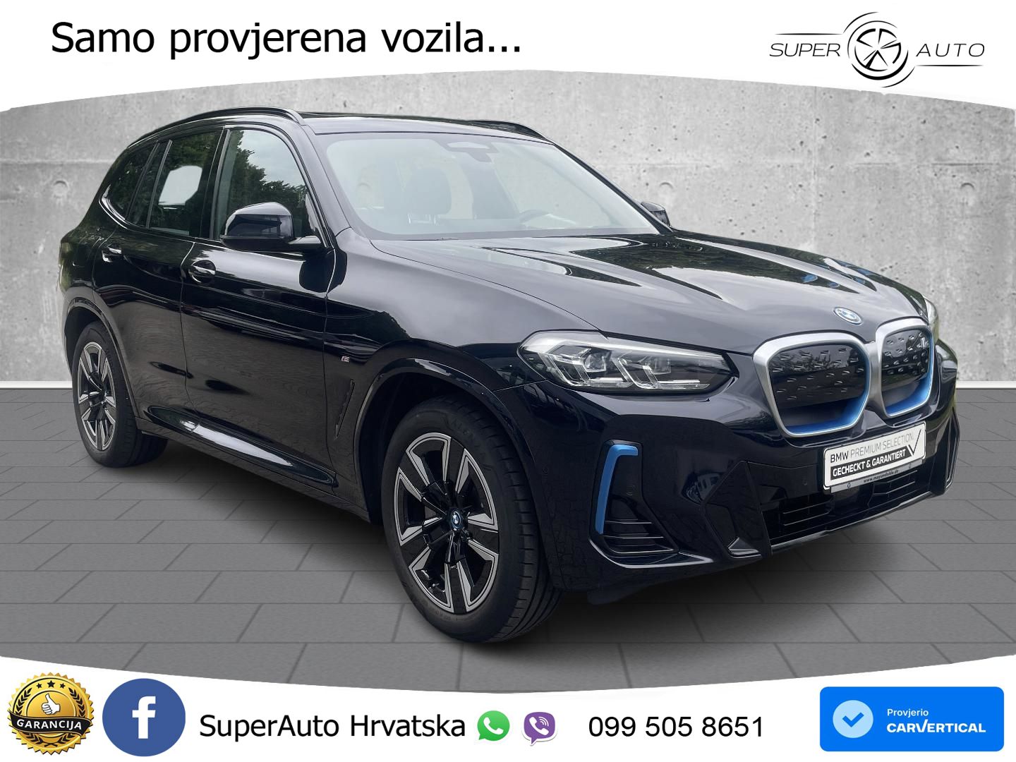BMW iX3 80 kWh (286 KS)