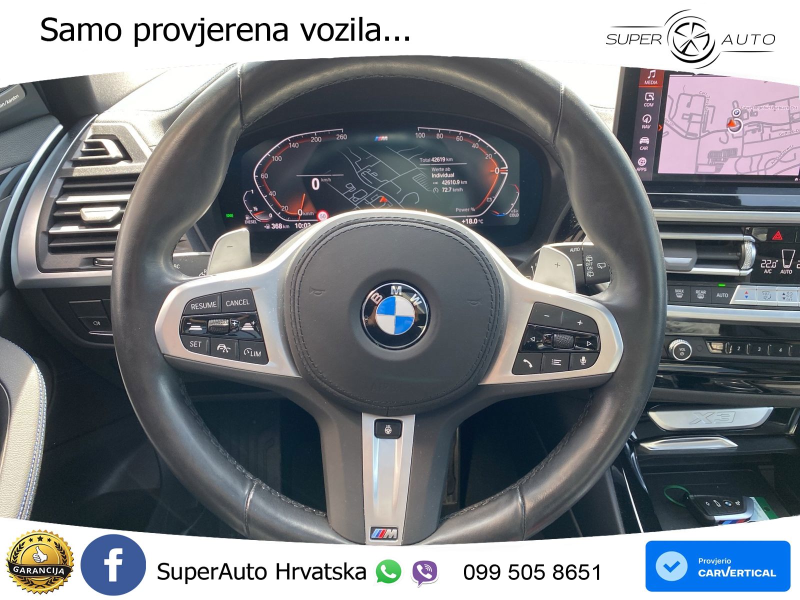 BMW X3 30d xDrive Steptronic M Sport LED+GR SJED+ACC