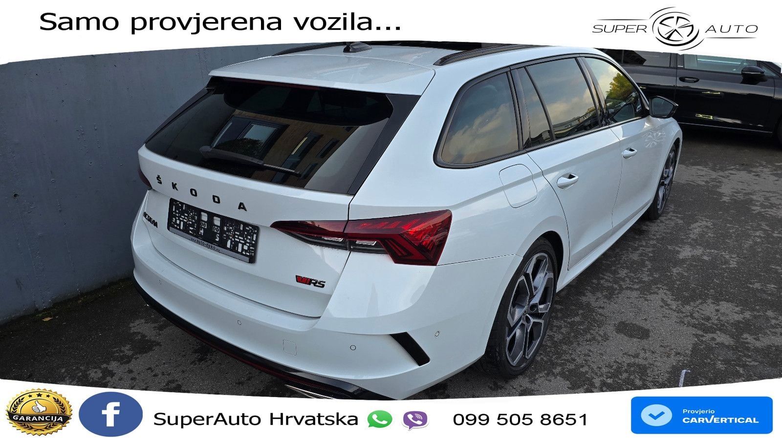 Škoda Octavia Combi RS 2.0 TDI (200 KS) 4x4 DSG LED+GR SJED+ACC