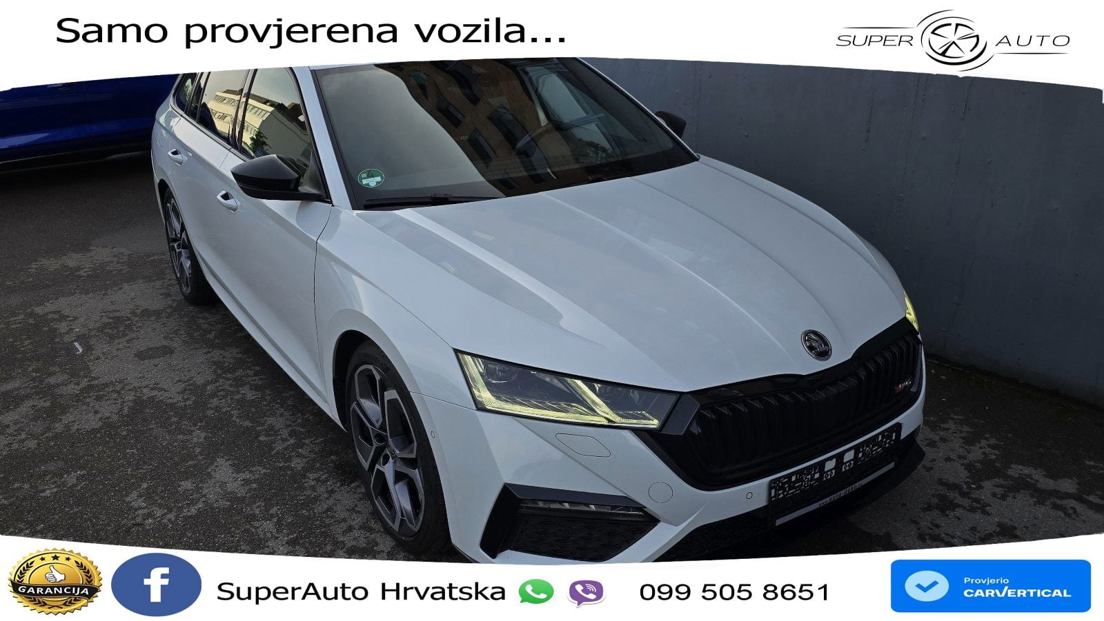 Škoda Octavia Combi RS 2.0 TDI (200 KS) 4x4 DSG LED+GR SJED+ACC