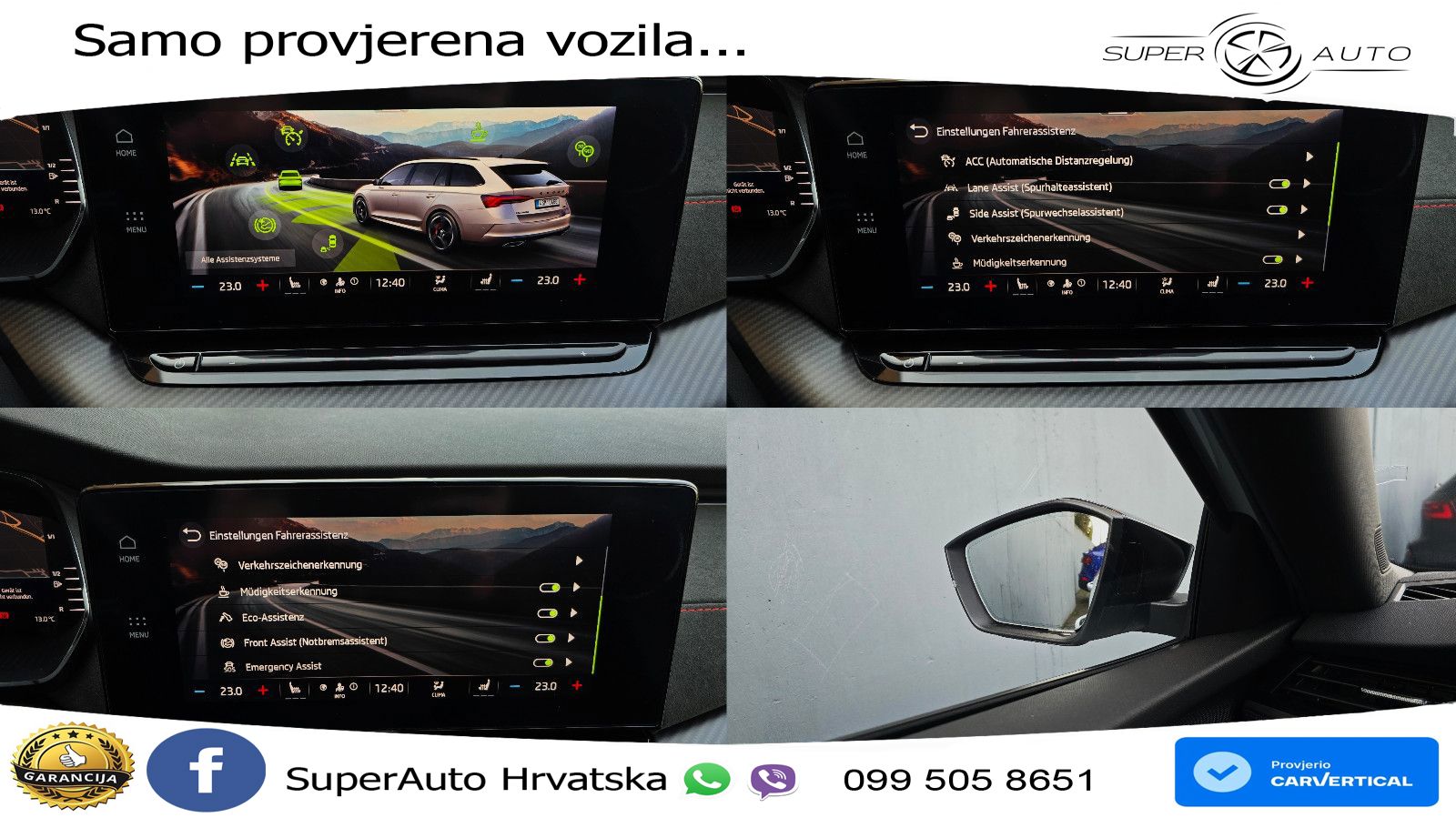 Škoda Octavia Combi RS 2.0 TDI (200 KS) 4x4 DSG LED+GR SJED+ACC