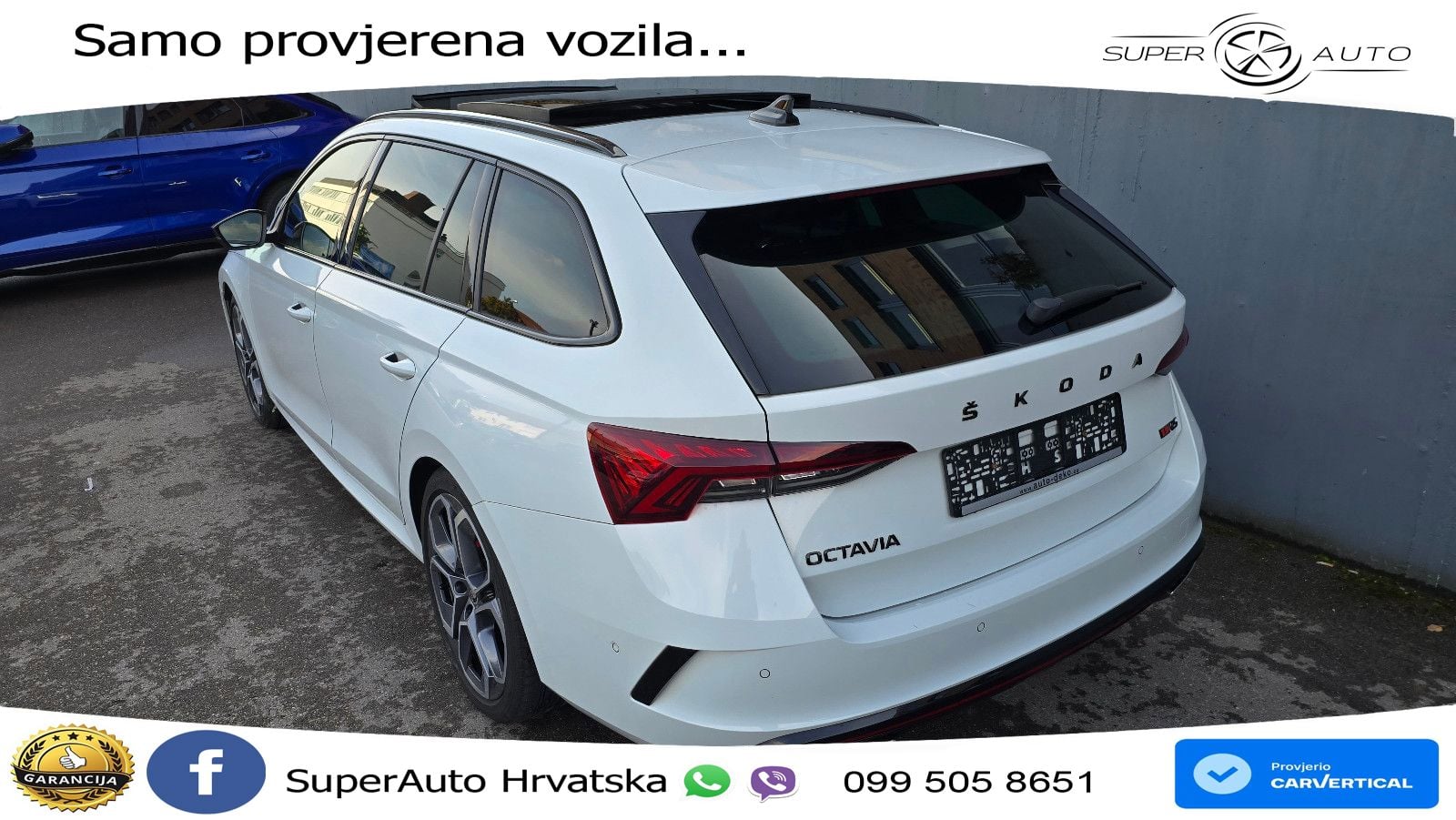 Škoda Octavia Combi RS 2.0 TDI (200 KS) 4x4 DSG LED+GR SJED+ACC