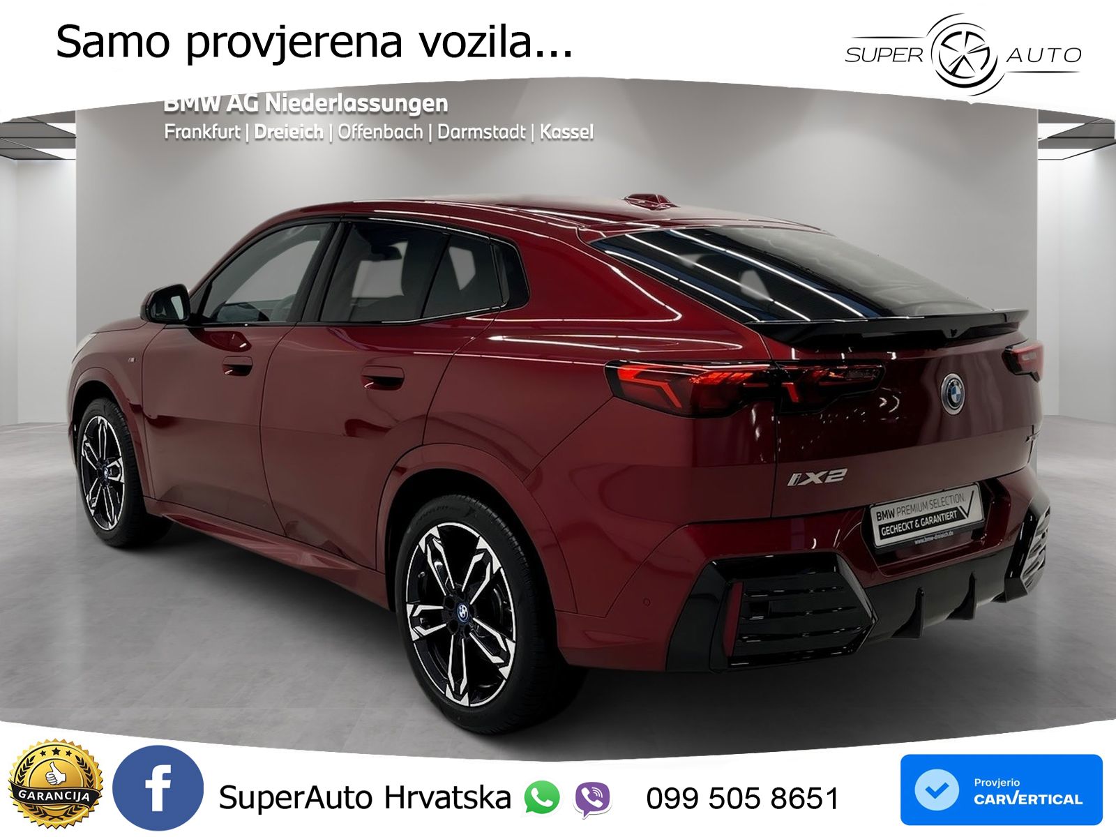 BMW iX2 66.5 kWh (313 KS) xDrive30