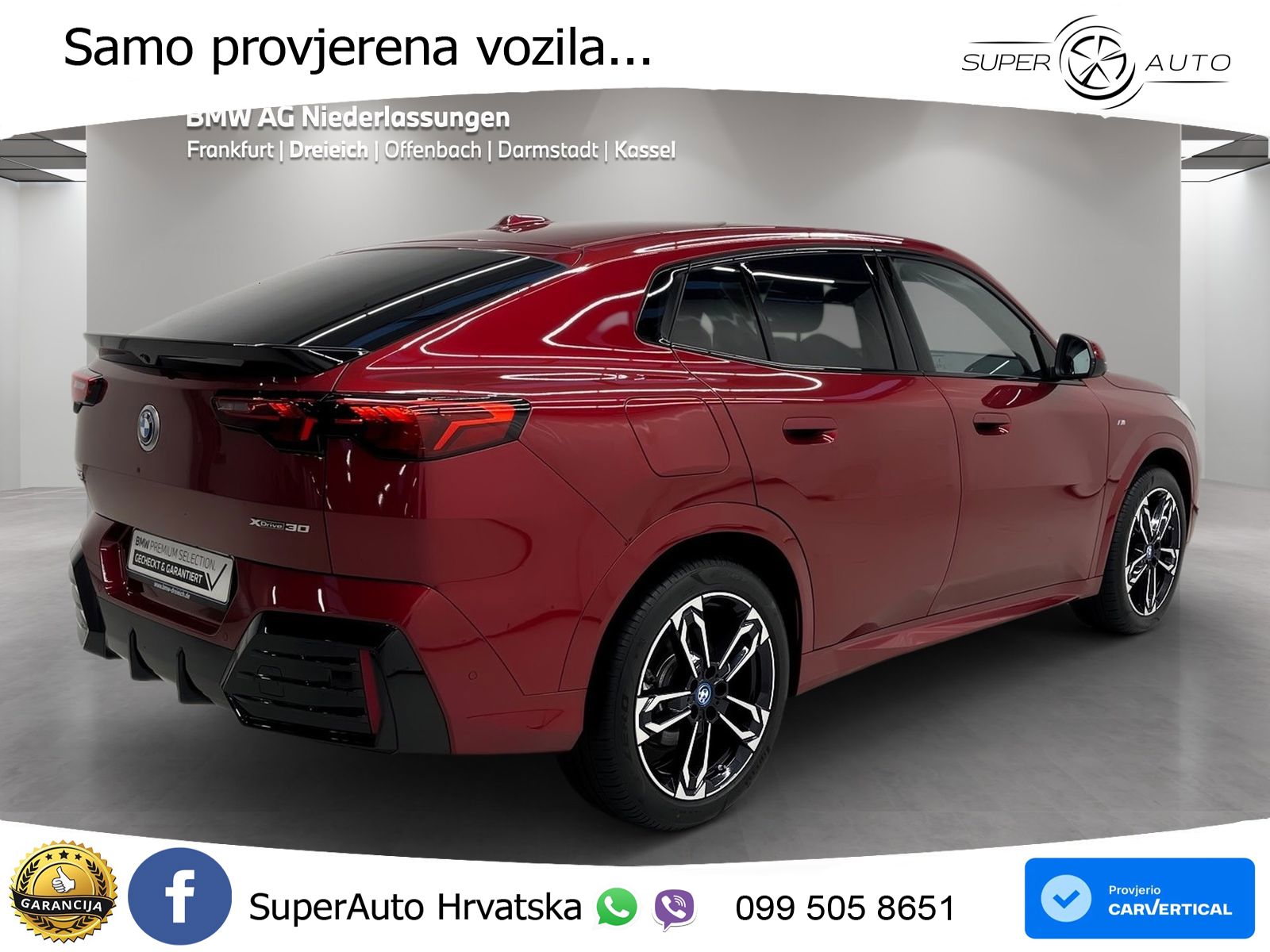 BMW iX2 66.5 kWh (313 KS) xDrive30