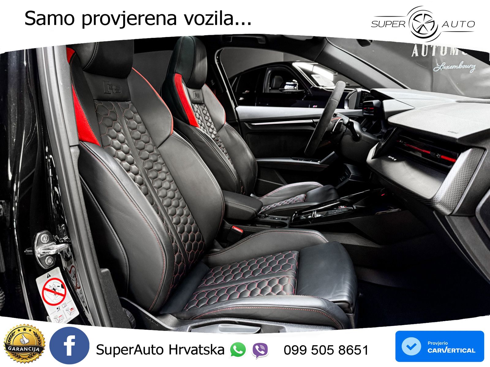 Audi RS3 Sportback 2.5 TFSI (400 KS) quattro S tronic LED+GR SJED+ACC