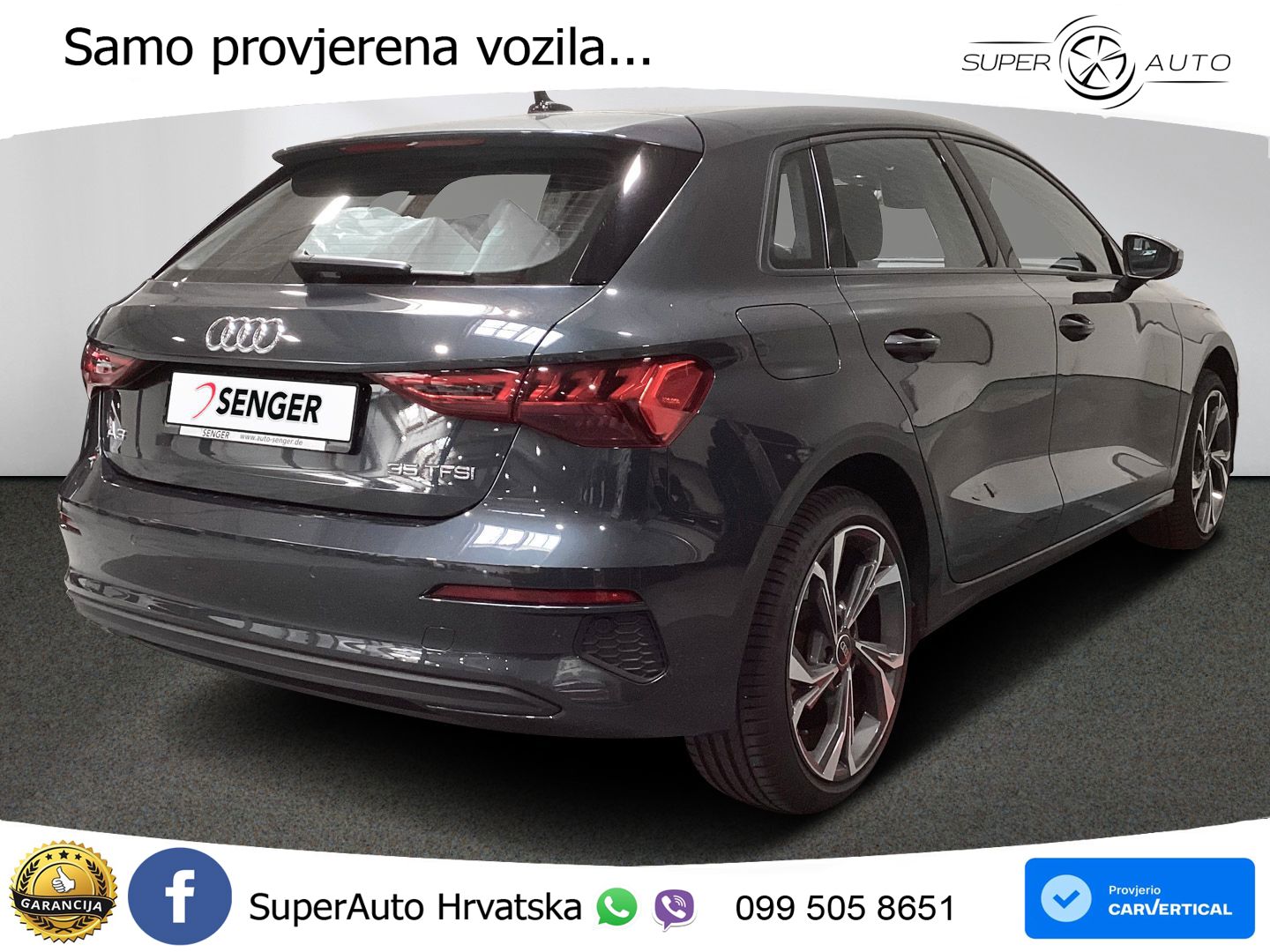 Audi A3 35 TFSI (150 KS) S tronic LED+GR SJED+ACC
