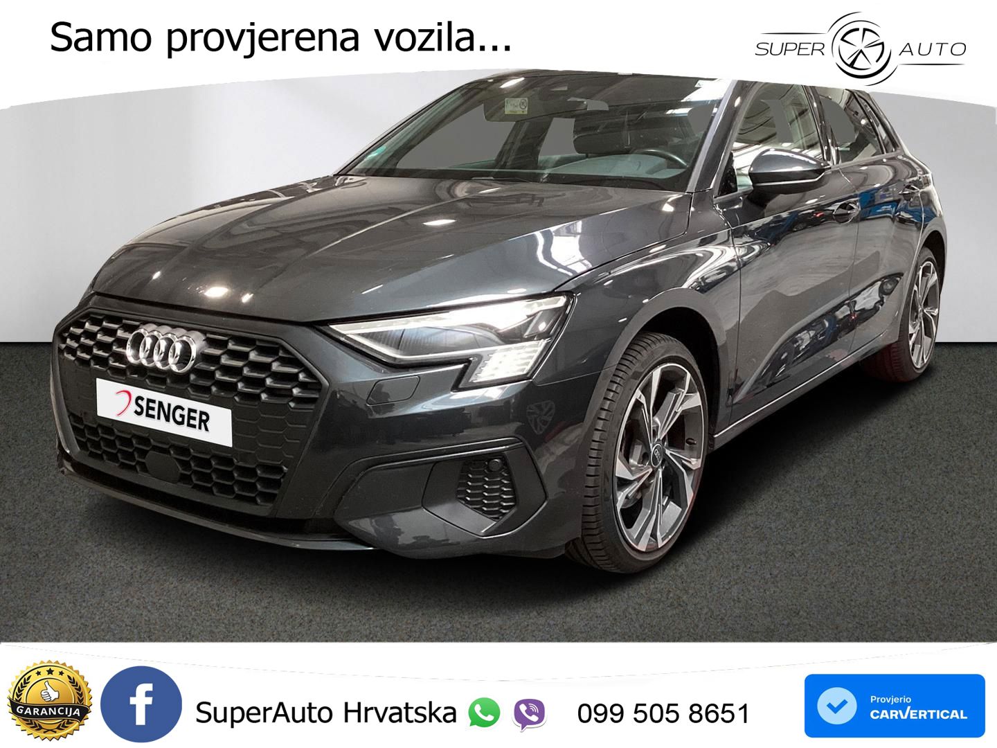 Audi A3 35 TFSI (150 KS) S tronic LED+GR SJED+ACC