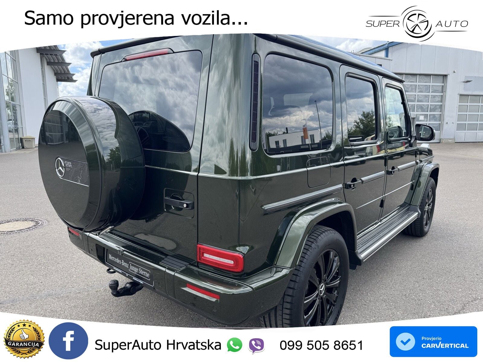 Mercedes G 450d Long (367 KS) 4MATIC 9G-TRONIC Exclusive LED+GR SJED+ACC