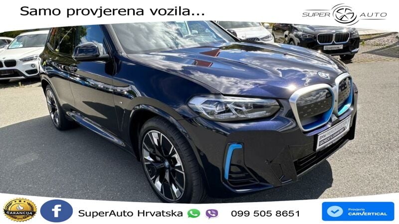 BMW iX3 80 kWh (286 KS) M Sport LED+GR SJED+ACC