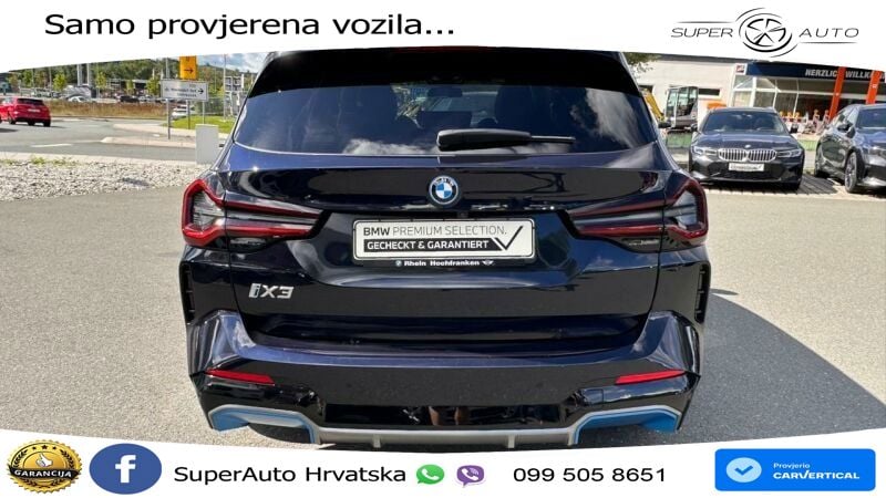 BMW iX3 80 kWh (286 KS) M Sport LED+GR SJED+ACC