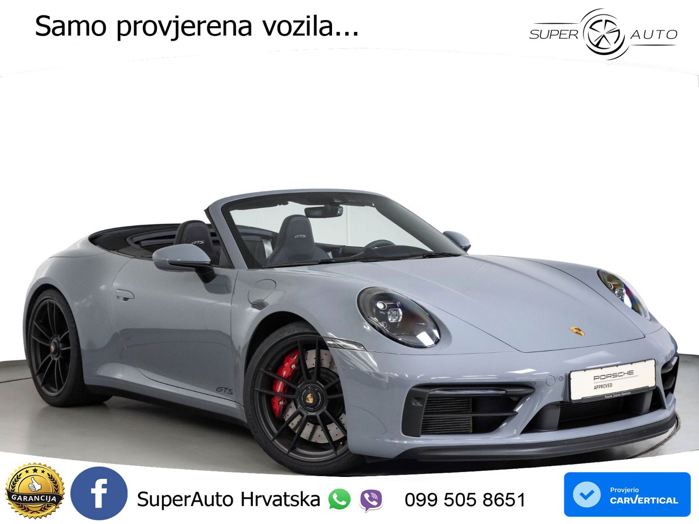 Porsche 911 Carrera GTS Cabriolet 3.0 (480 KS) PDK
