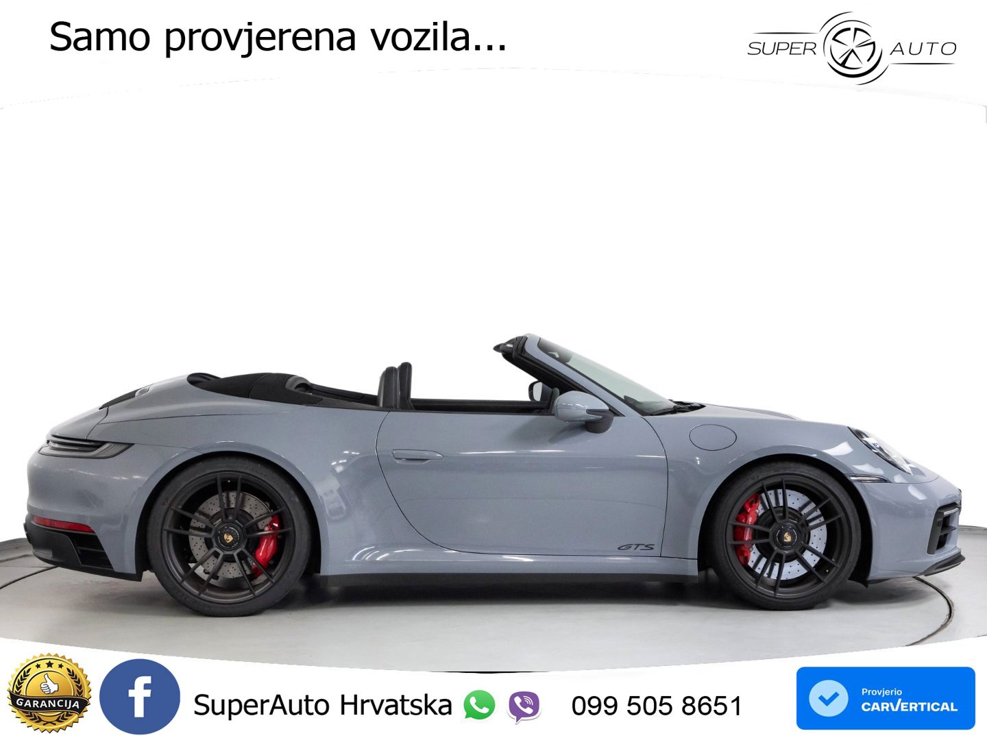 Porsche 911 Carrera GTS Cabriolet 3.0 (480 KS) PDK